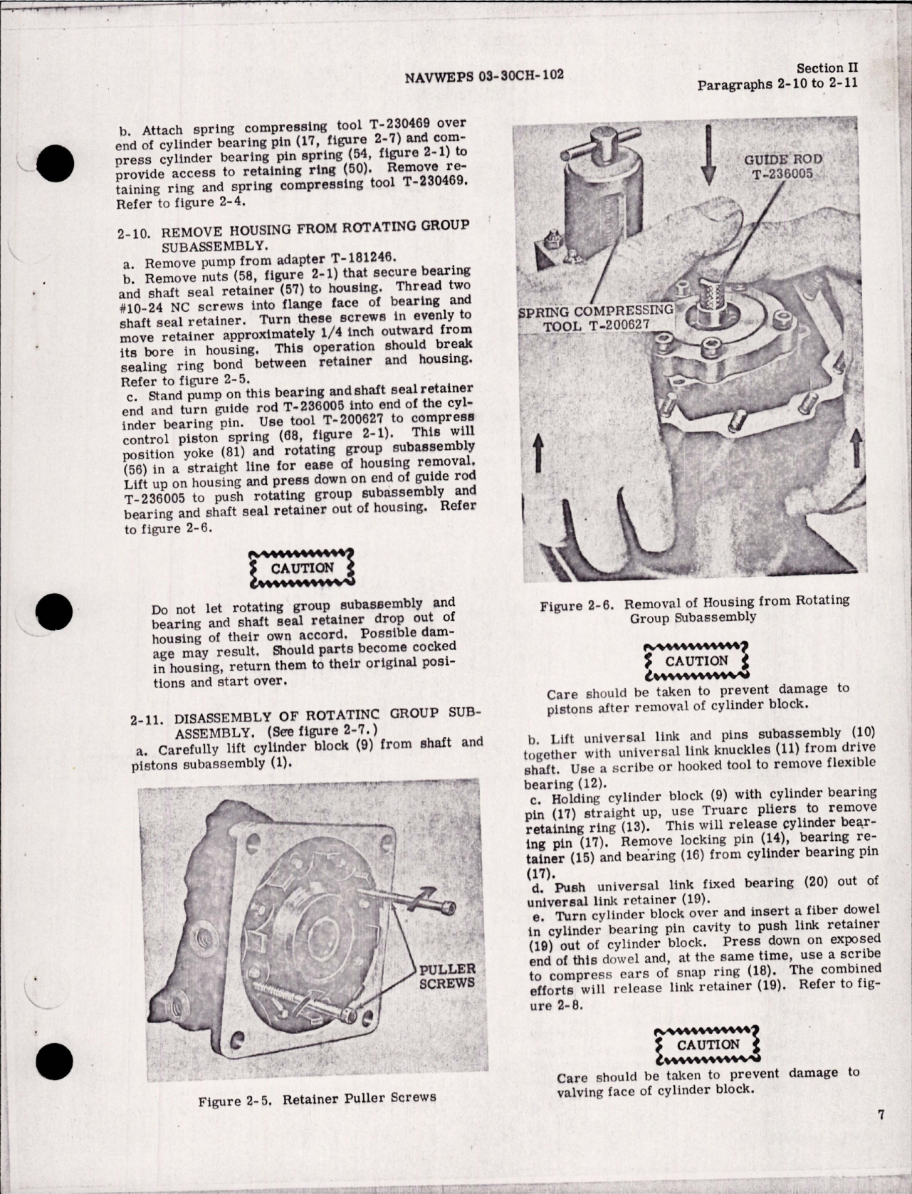 Sample page 9 from AirCorps Library document: Overhaul Instructions for Hydraulic Pump Assembly