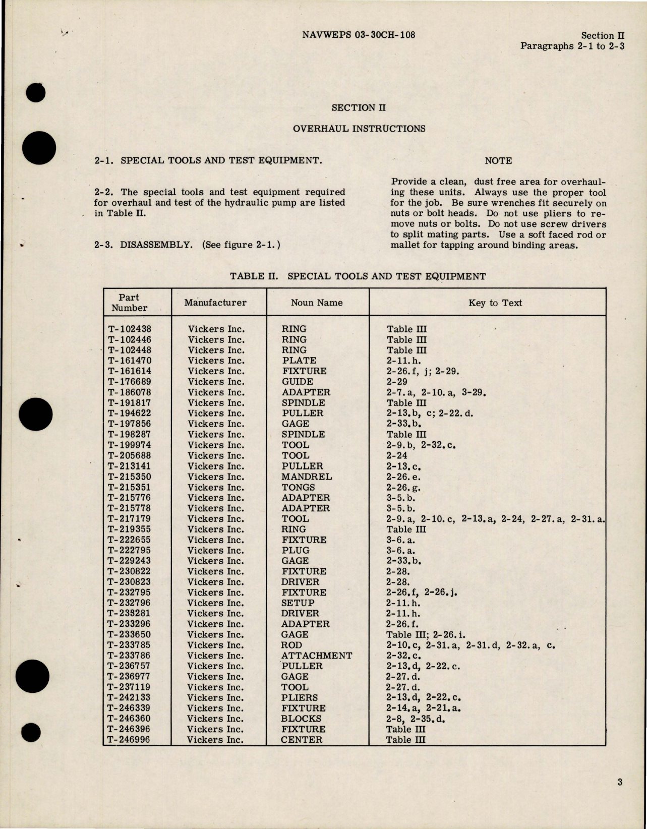 Sample page 7 from AirCorps Library document: Overhaul Instructions for Hydraulic Pump Assembly