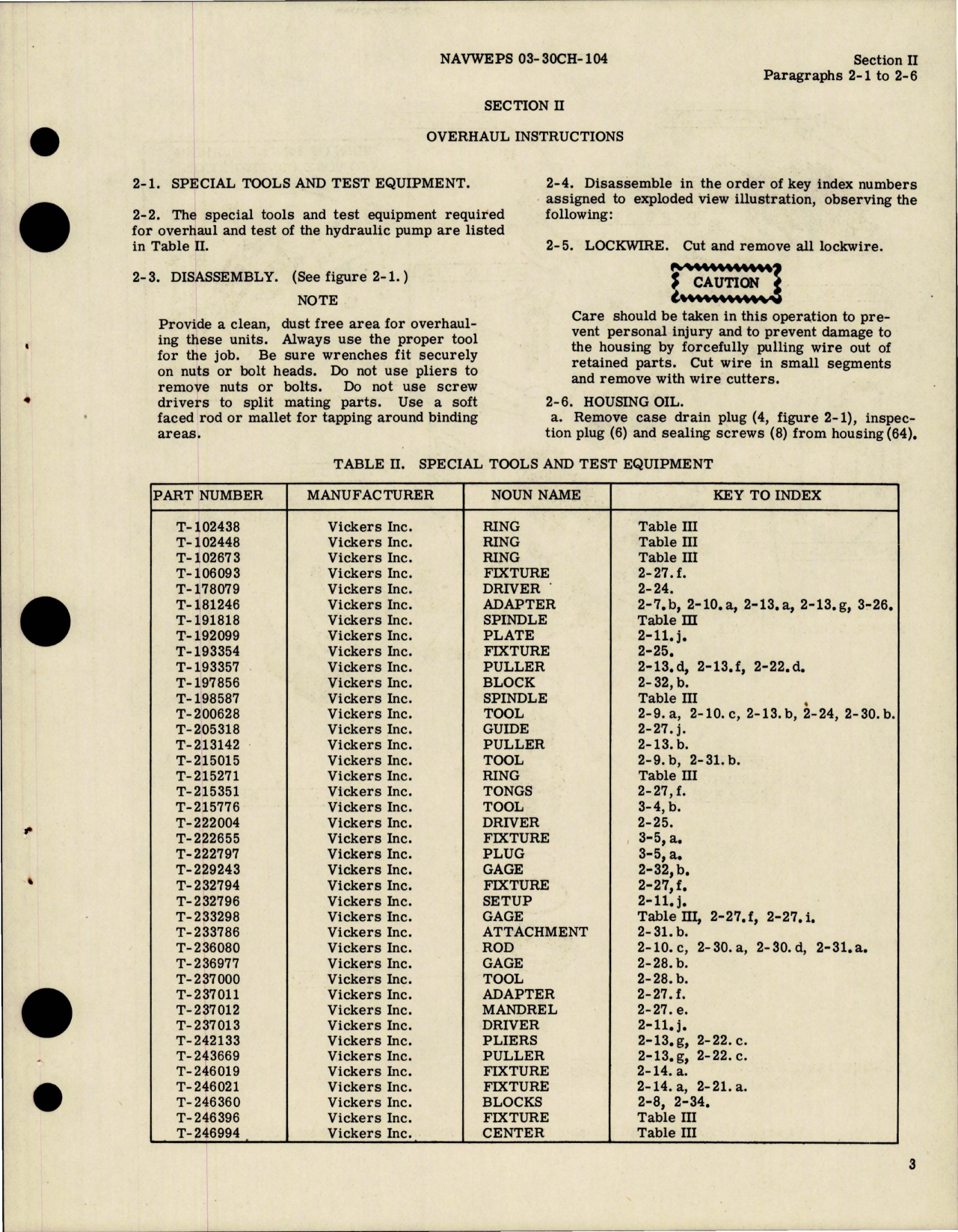 Sample page 7 from AirCorps Library document: Overhaul Instructions for Hydraulic Pump Assembly - Models AA-60401-R6 and AA-65401-R6 