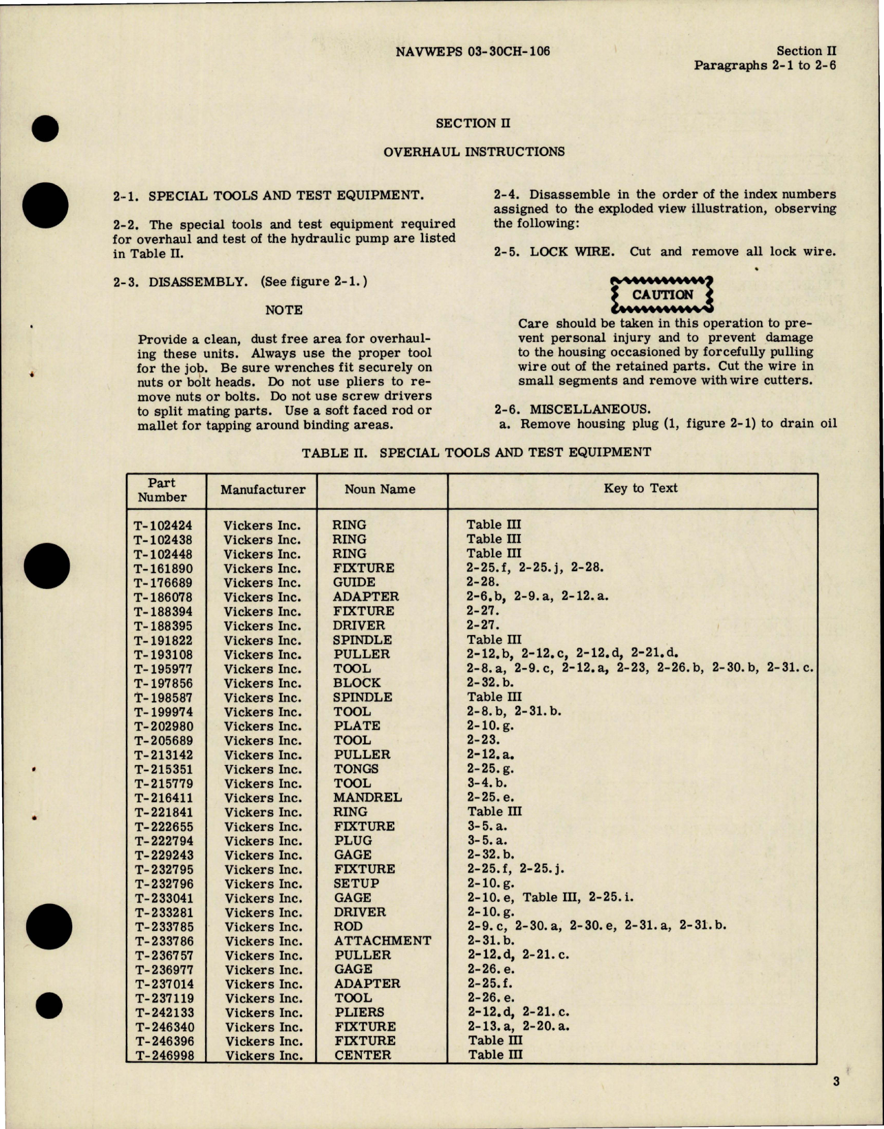 Sample page 7 from AirCorps Library document: Overhaul Instructions for Hydraulic Pump Assembly - Model AA-65674-L6 