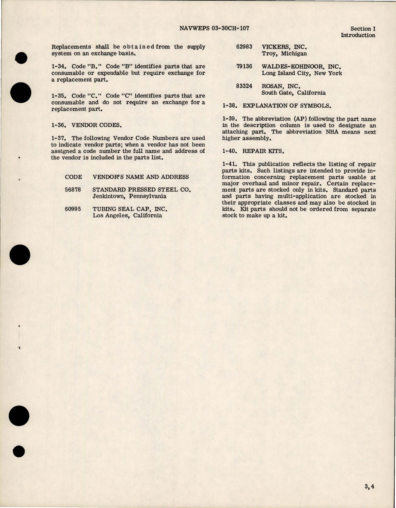 Sample page 5 from AirCorps Library document: Illustrated Parts Breakdown for Hydraulic Pump Assembly - Model AA-65674-L6 