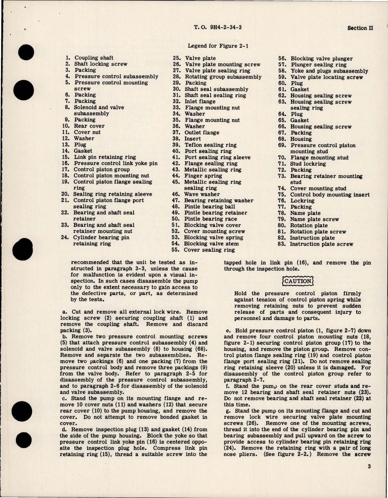 Sample page 7 from AirCorps Library document: Overhaul Instructions for Electrically Depressurized Variable Displacement Hydraulic Pumps - AA-61450 Series 