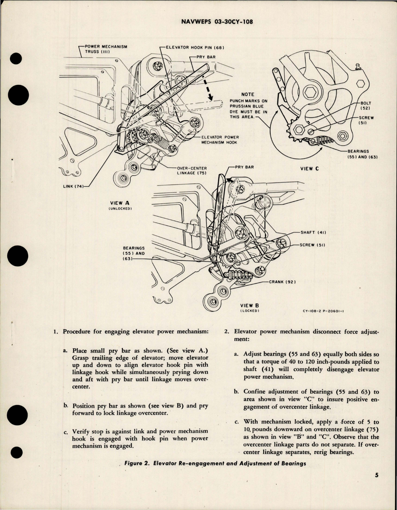 Sample page 5 from AirCorps Library document: Overhaul Instructions with Parts Breakdown for Mechanism Assembly Elevator Power Boost - 5445823-3