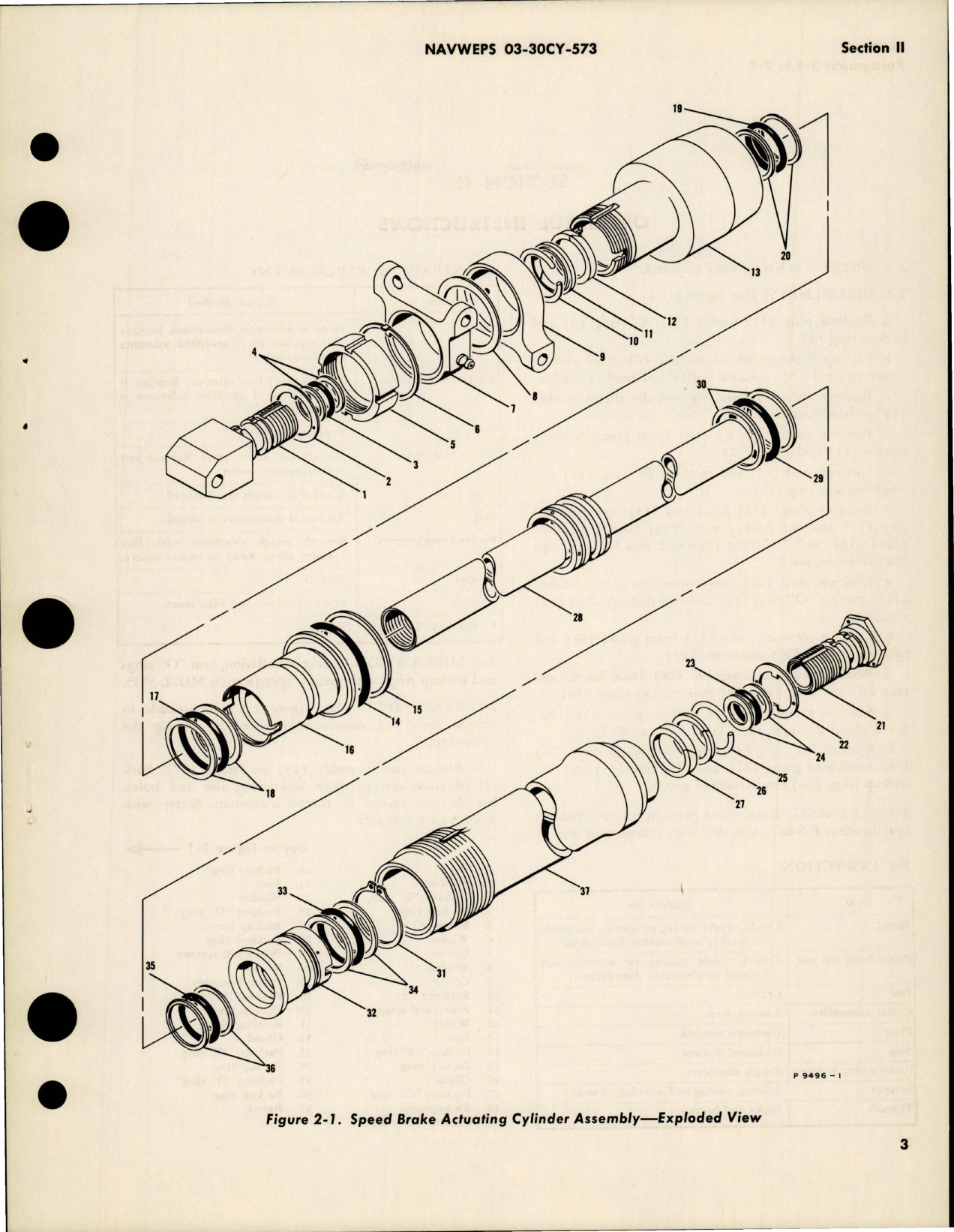Sample page 7 from AirCorps Library document: Overhaul Instructions for Speed Brake Actuating Cylinder - Parts 3547394-505, 3547394-507, 3547394-509 