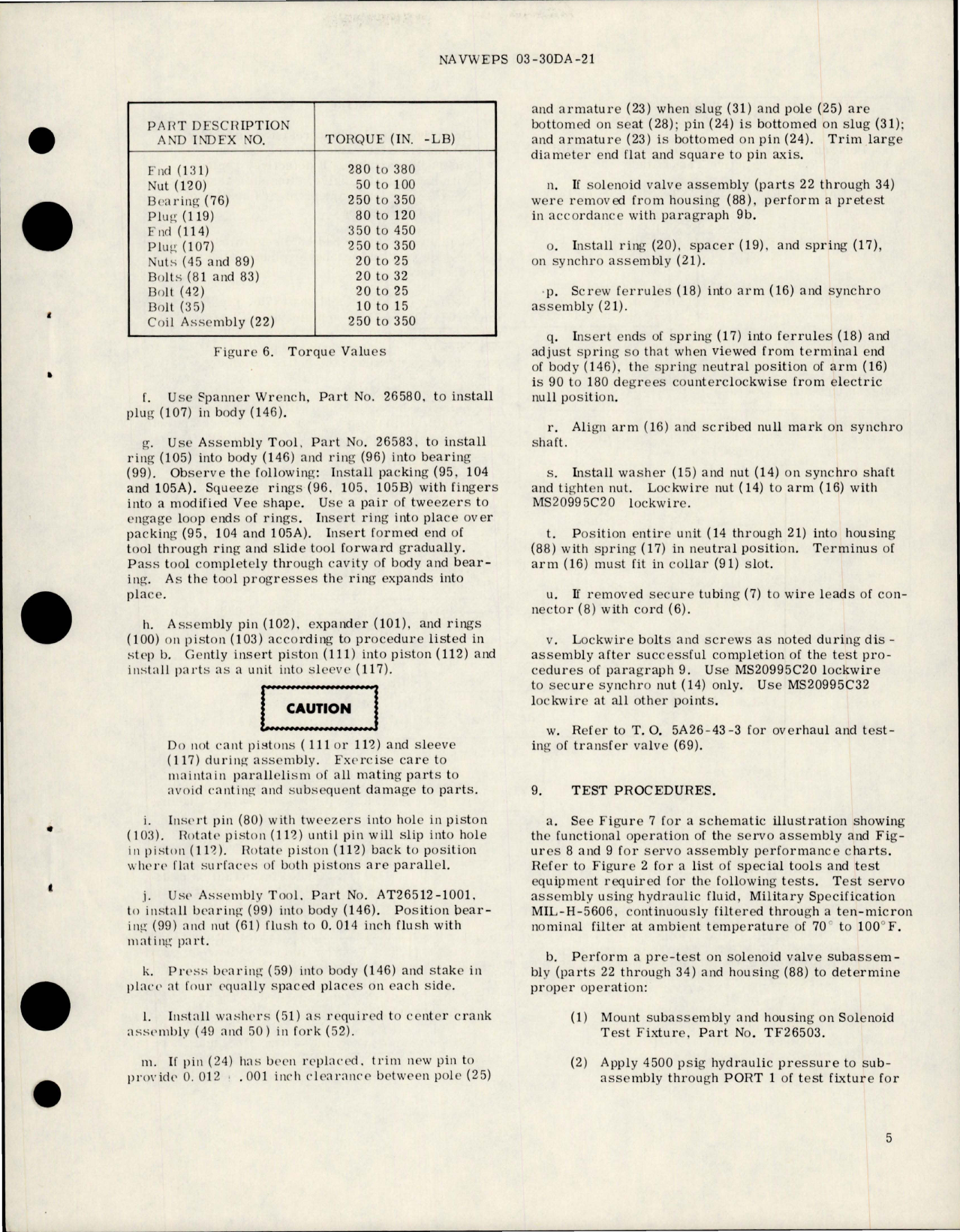 Sample page 7 from AirCorps Library document: Overhaul Instructions with Parts for Integrated Rudder Servo Assembly 