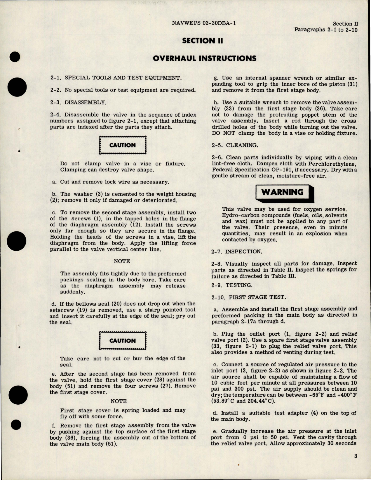 Sample page 7 from AirCorps Library document: Overhaul Instructions for Automatic Pressure Regulating Anti-G Valve - MS24350-6 - Type III - Model 7050 