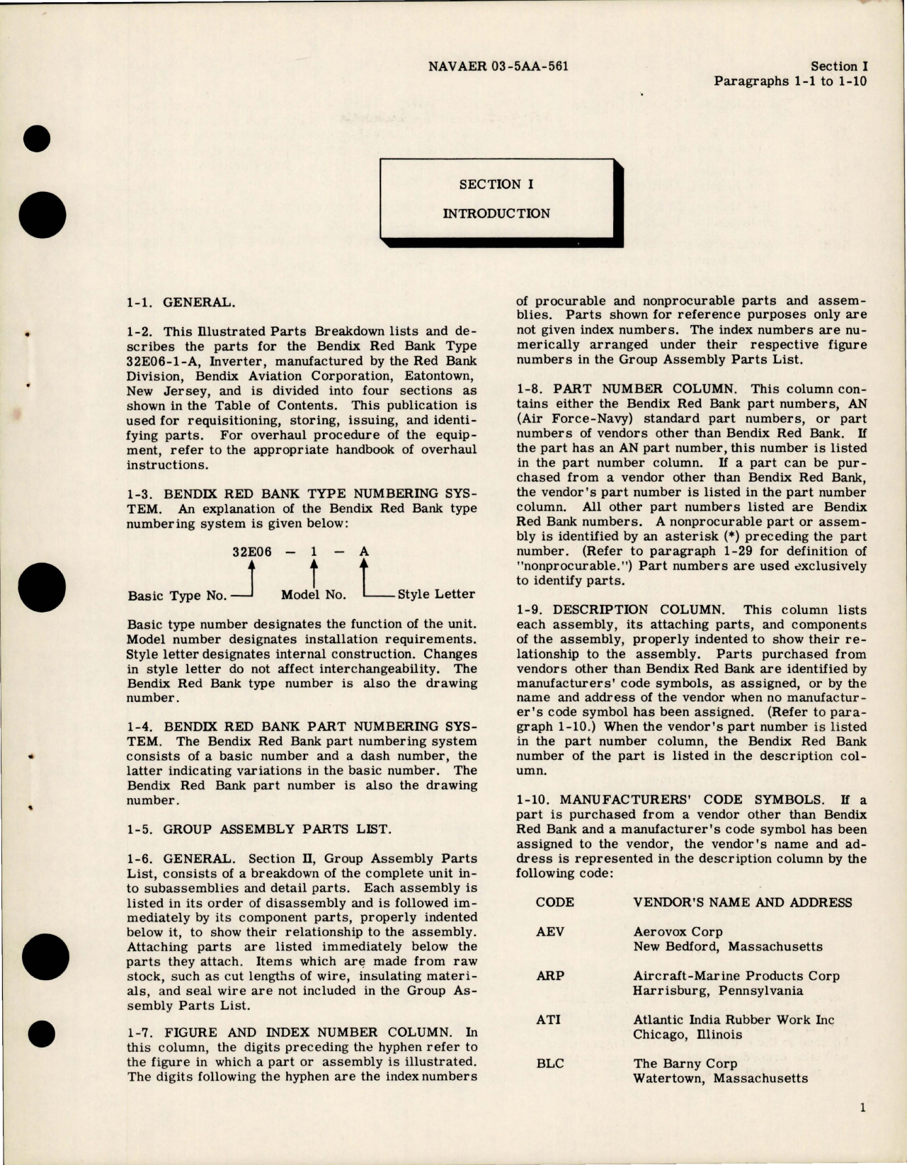 Sample page 5 from AirCorps Library document: Illustrated Parts Breakdown for Inverter - Type 32E06-1-A 