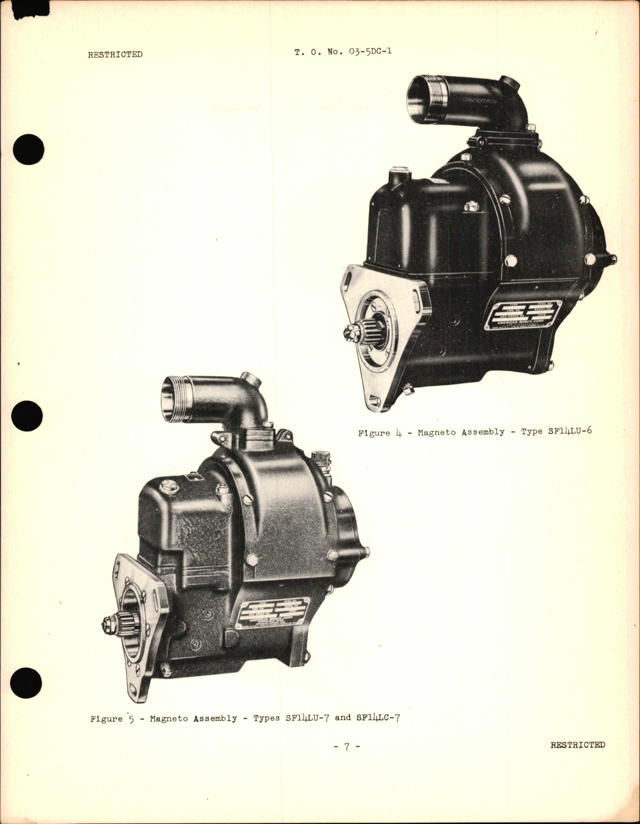 Sample page 9 from AirCorps Library document: Instructions with Parts Catalog for Types SB9RU-3, SF9LU-3, SF14LU-6, SF14LU-7, & SF14LC-7 Aircraft Magnetos