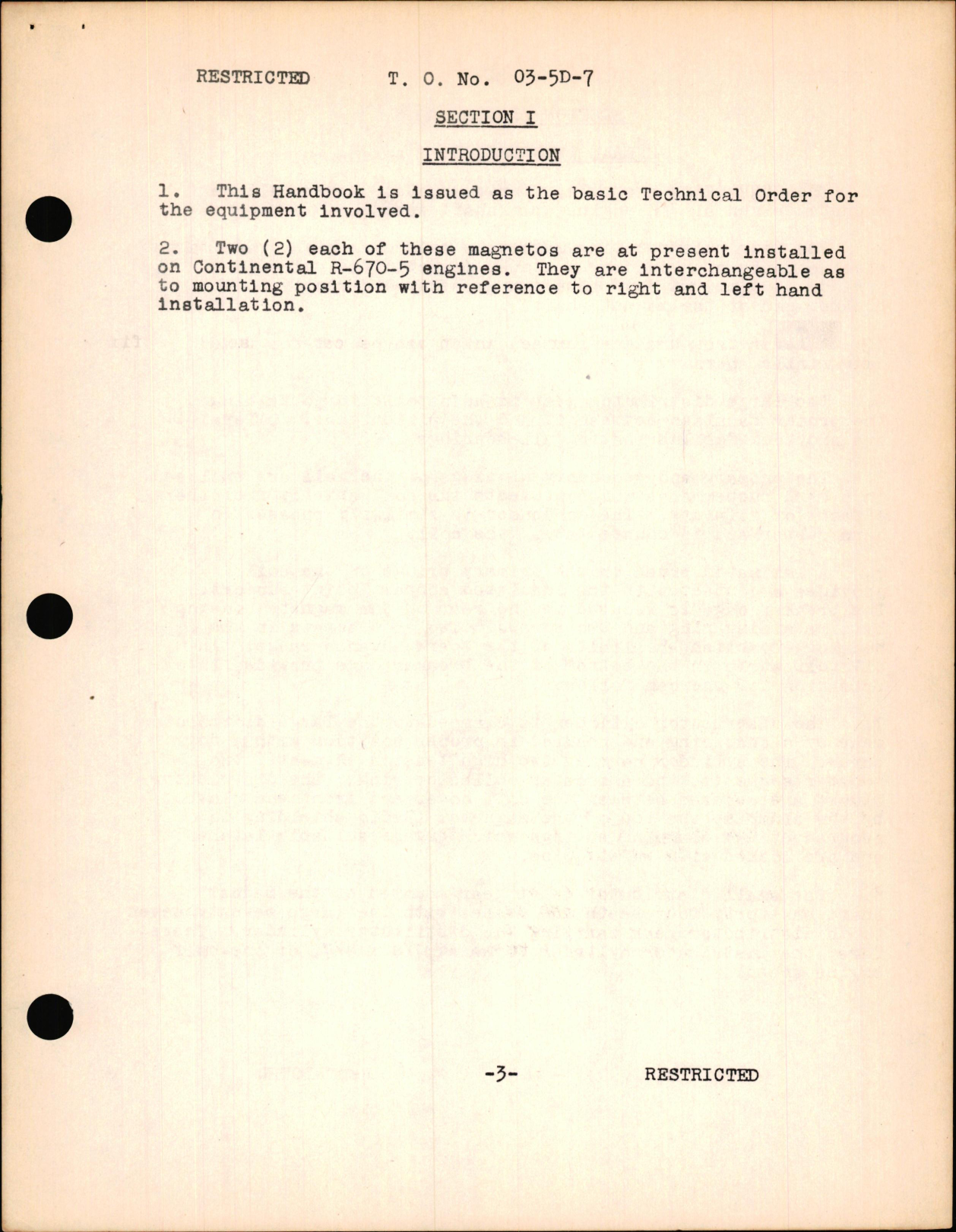 Sample page 5 from AirCorps Library document: Instructions with Parts Catalog for Type VMN7-DF Aircraft Magnetos