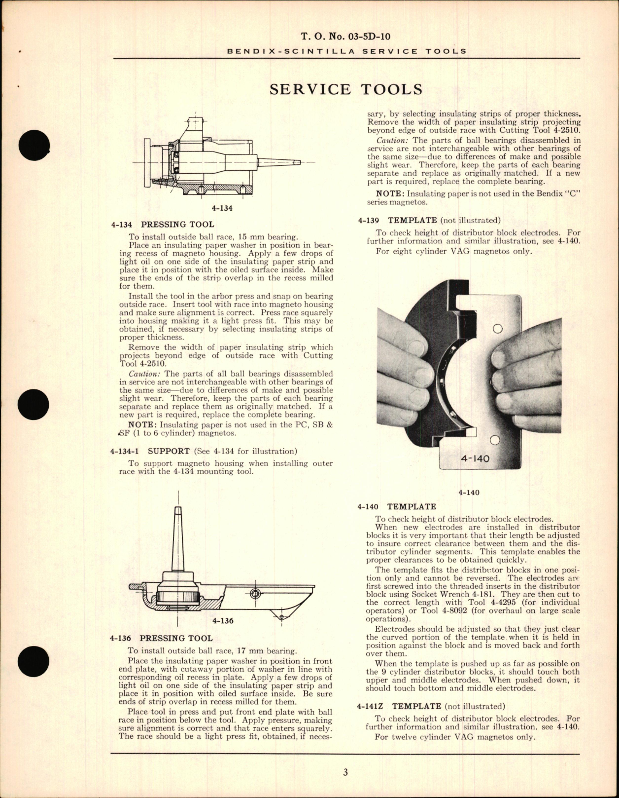 Sample page 5 from AirCorps Library document: Overhaul Tool Catalog for Scintilla Magnetos