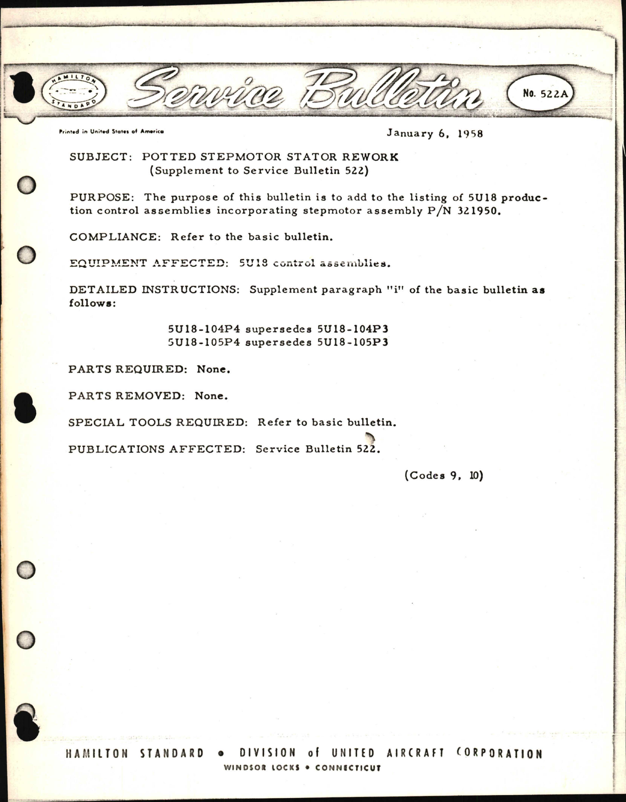 Sample page 1 from AirCorps Library document: Potted Stepmotor Stator Rework