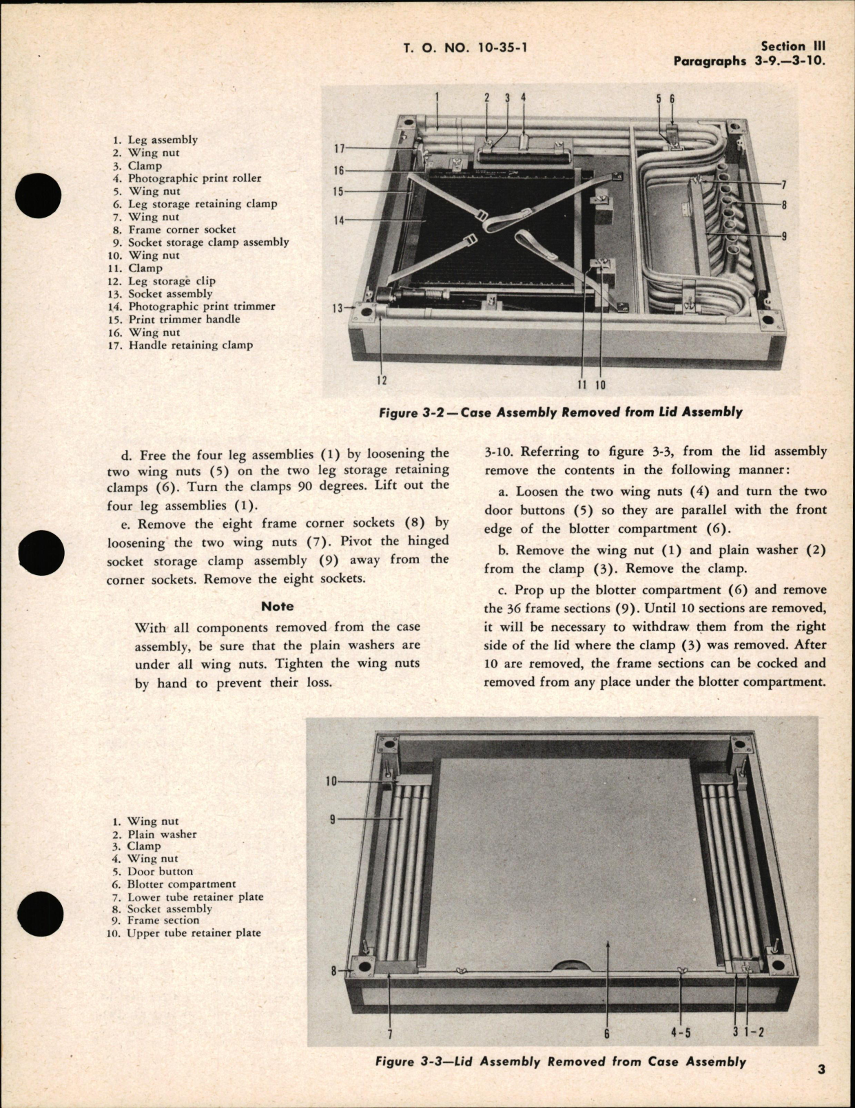 Sample page 7 from AirCorps Library document: Operation & Service Instructions for USAF Type N-7 Photographic Print Drying Field Processing Kit