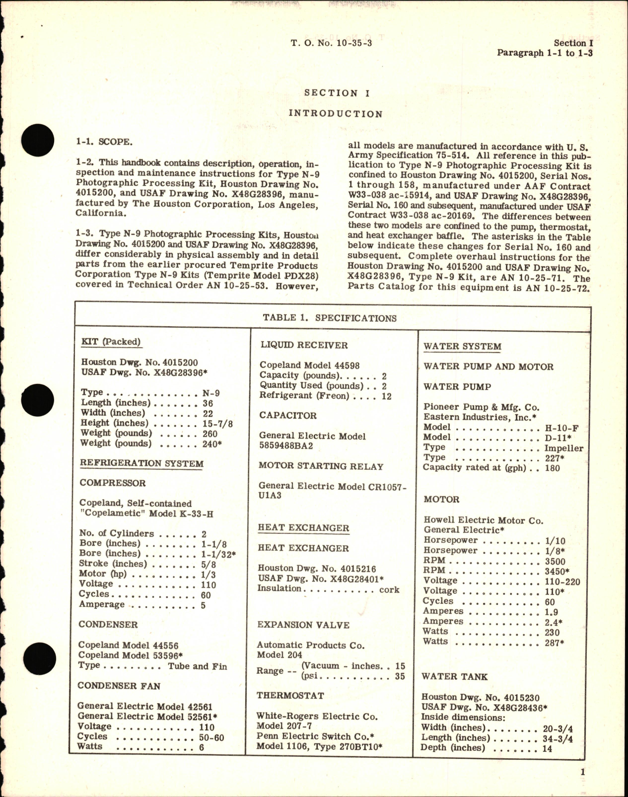 Sample page 5 from AirCorps Library document: Operation & Service Instructions for USAF Type N-9 Photographic Processing Kit