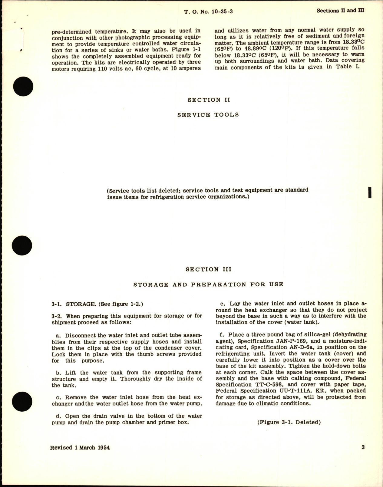 Sample page 7 from AirCorps Library document: Operation & Service Instructions for USAF Type N-9 Photographic Processing Kit