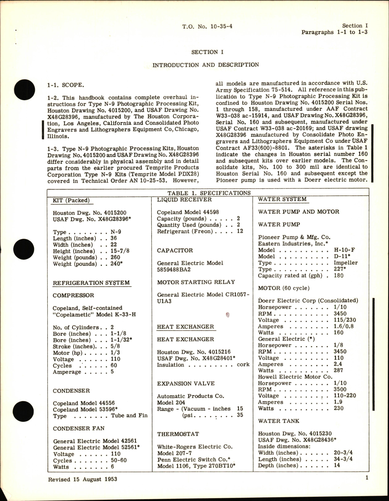 Sample page 5 from AirCorps Library document: Overhaul Instructions for UASF Type N-9 Photographic Processing Kit