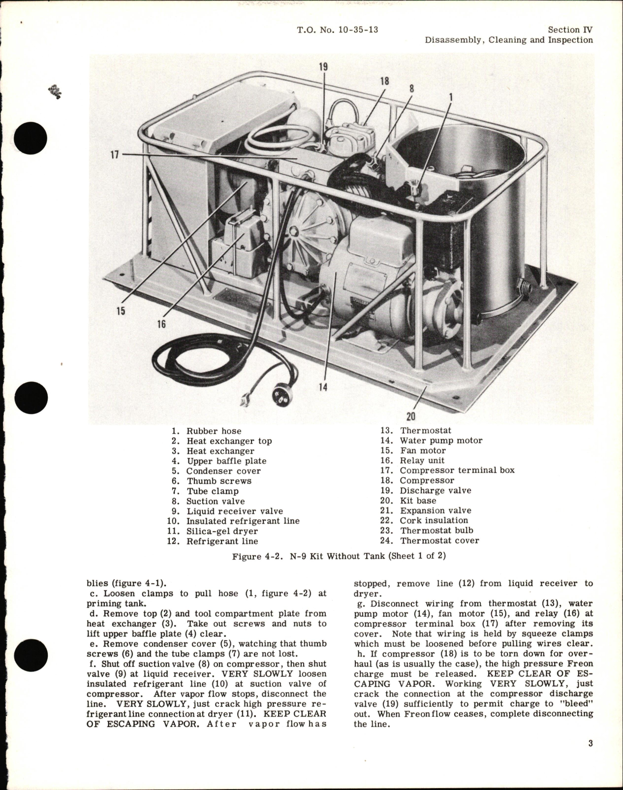 Sample page 7 from AirCorps Library document: Overhaul Instructions for Refrigerated Water Bath Field Processing Photographic Kit Type N-9