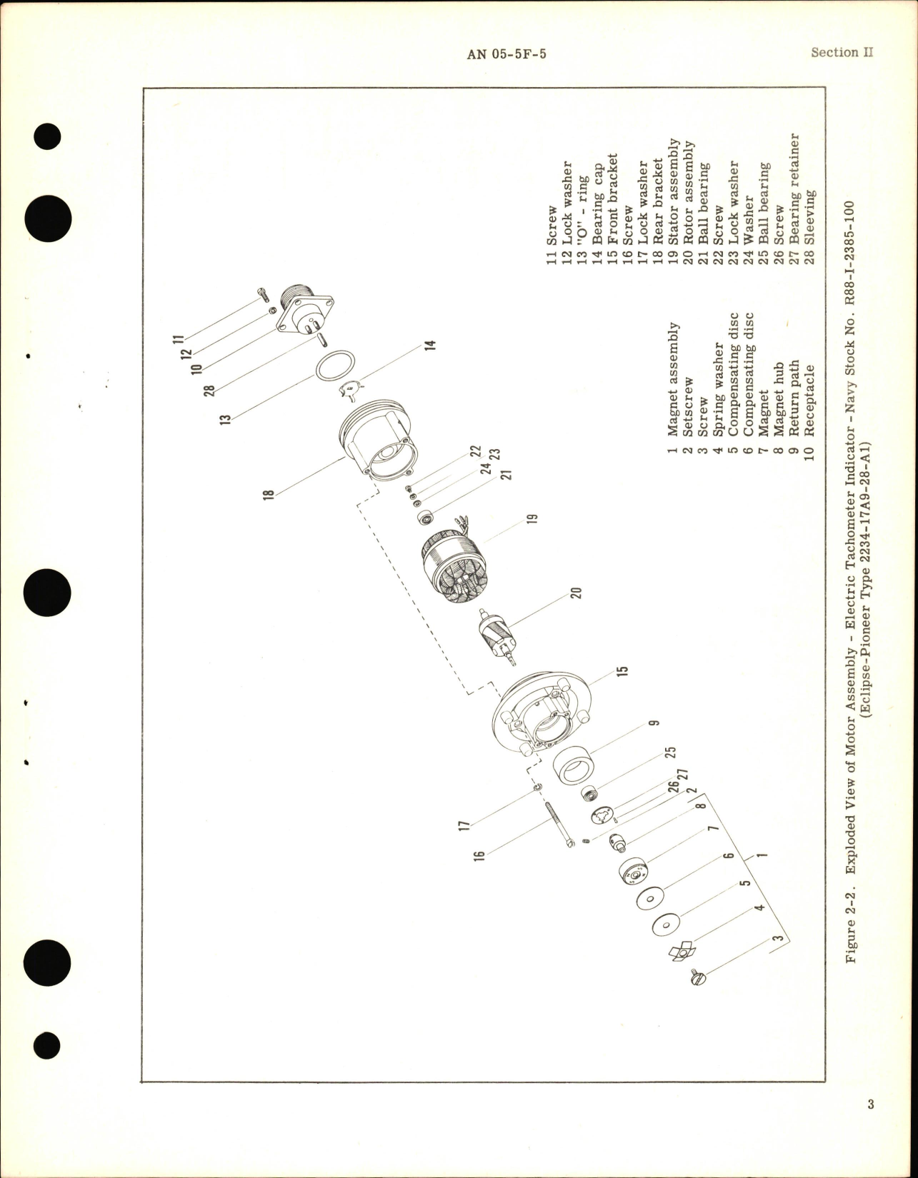 Sample page 7 from AirCorps Library document: Operation and Service Instructions for Tachometer Indicator Part No. 2234-17A9-28-A1