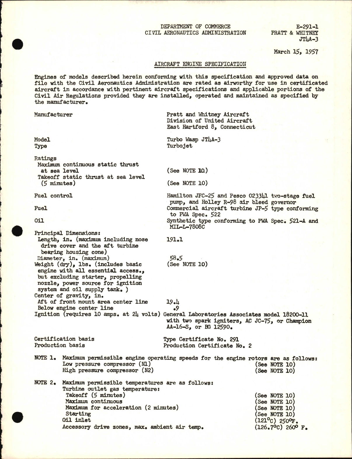 Sample page 1 from AirCorps Library document: JT4A-3