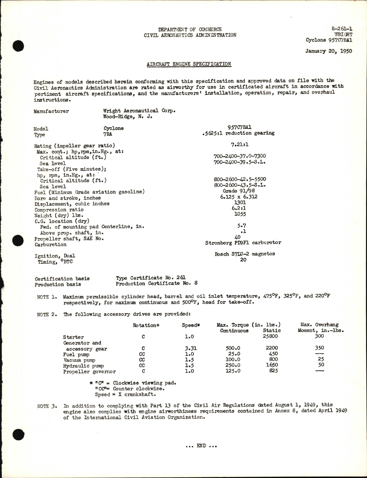 Sample page 1 from AirCorps Library document: 957C7BA1 Cyclone