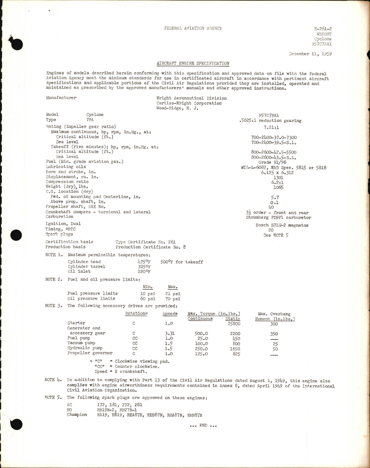 Sample page 1 from AirCorps Library document: 957C7BA1 Cyclone