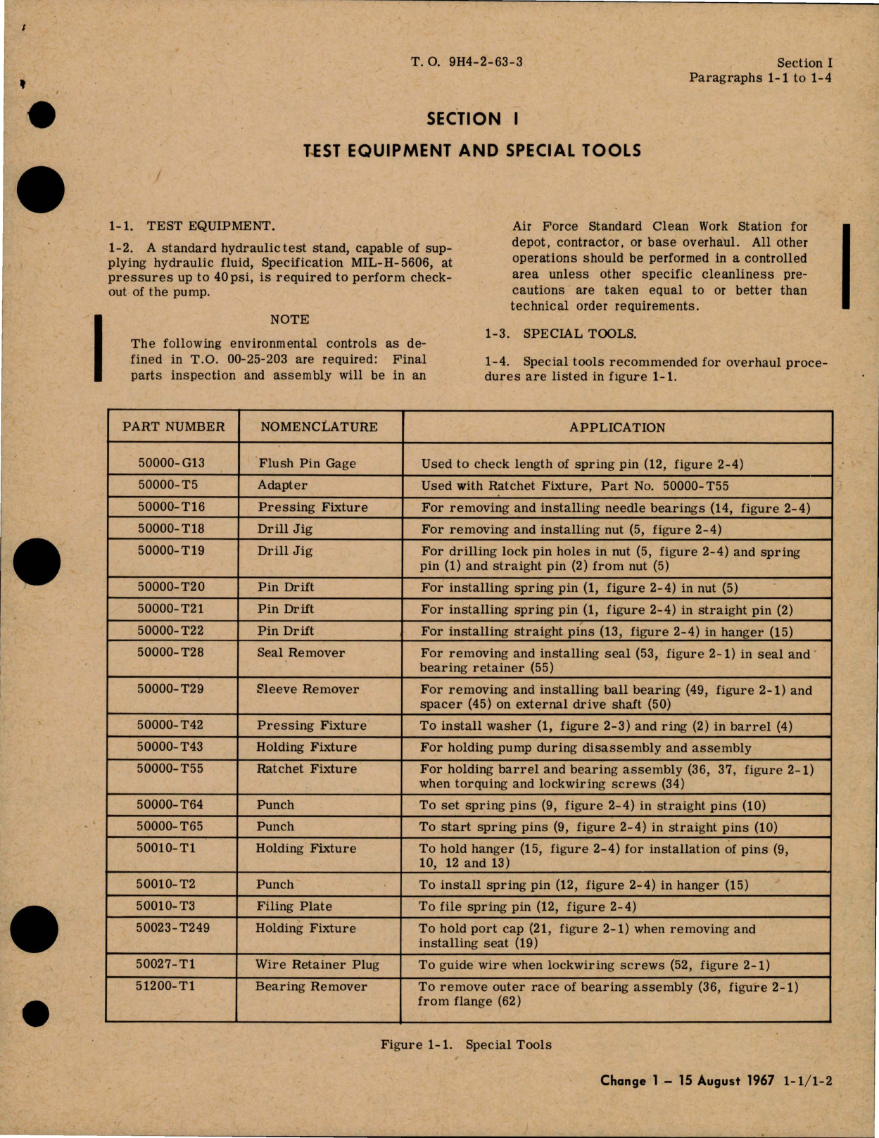 Sample page 7 from AirCorps Library document: Overhaul Instructions for Variable Delivery Engine Driven Hydraulic Pump - Parts 50800 and 51020