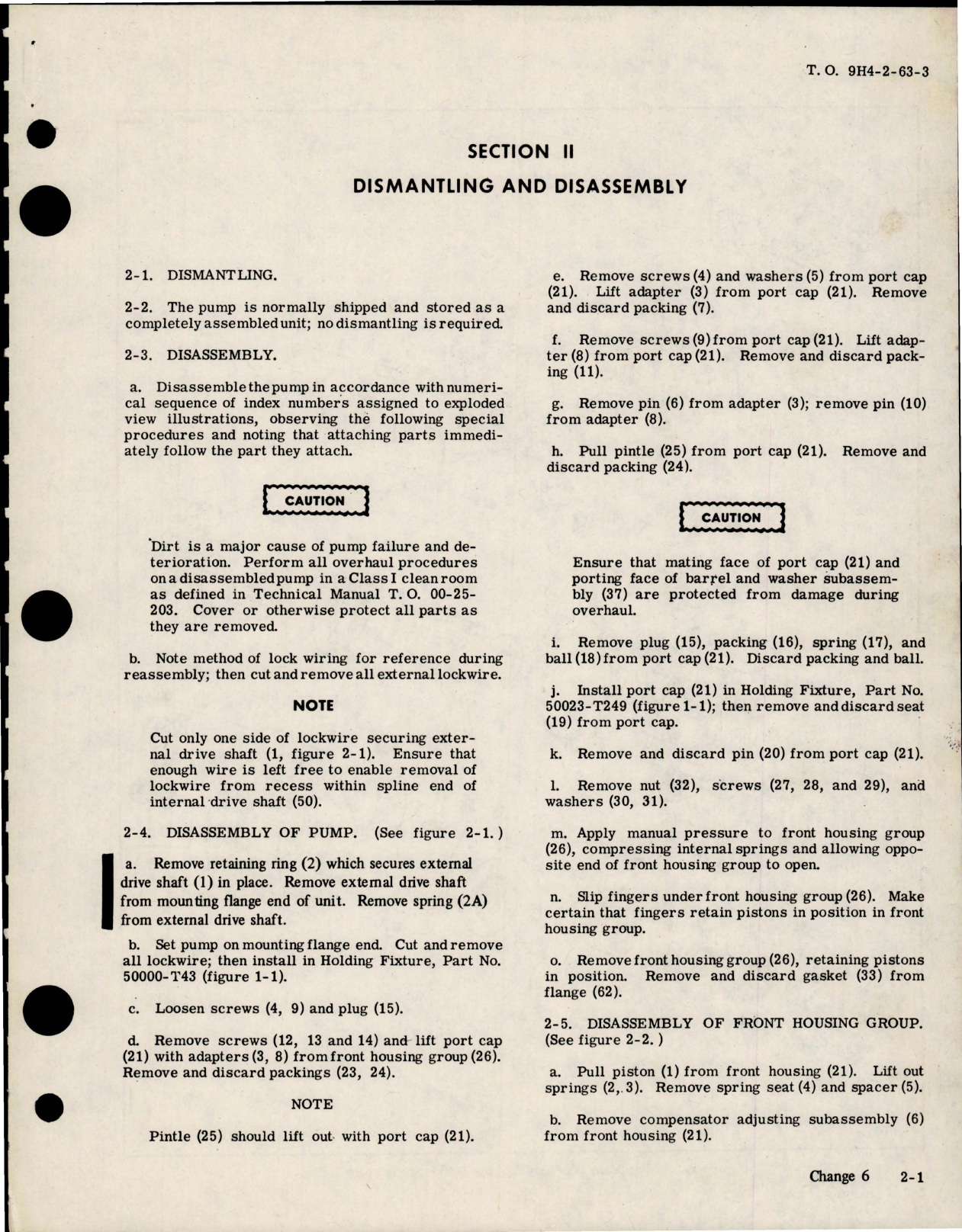 Sample page 9 from AirCorps Library document: Overhaul Instructions for Variable Delivery Engine Driven Hydraulic Pump - Parts 50800 and 51020