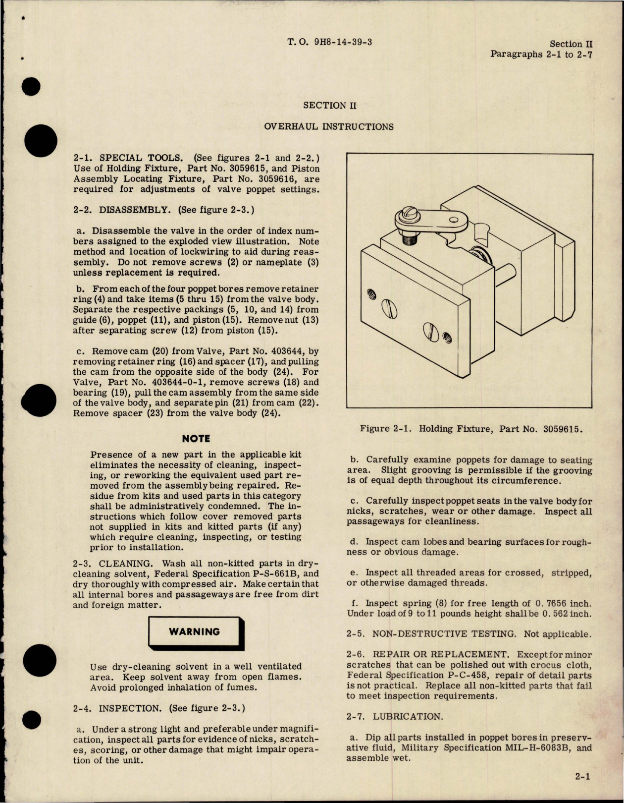 Sample page 5 from AirCorps Library document: Overhaul Instructions for Four Way Hydraulic Selector Valves - 1500 PSIG