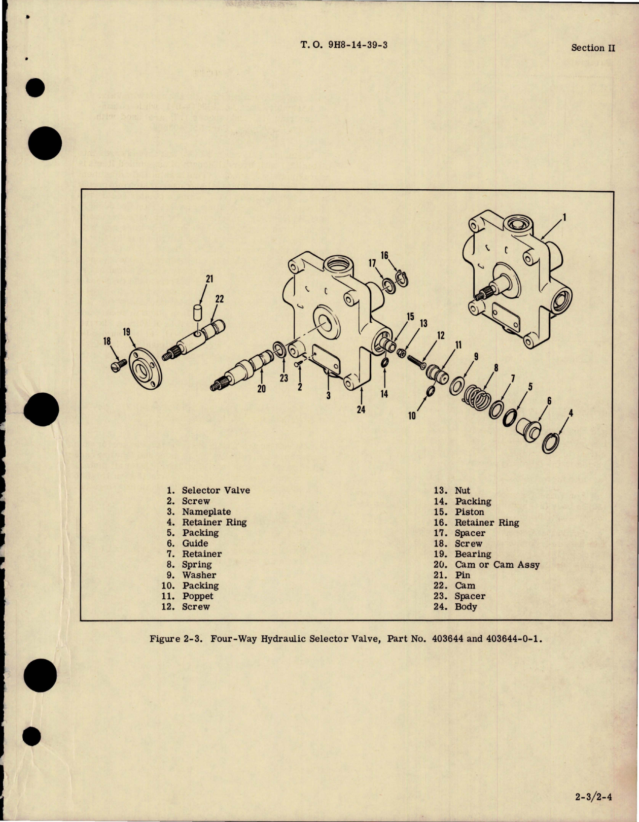 Sample page 7 from AirCorps Library document: Overhaul Instructions for Four Way Hydraulic Selector Valves - 1500 PSIG