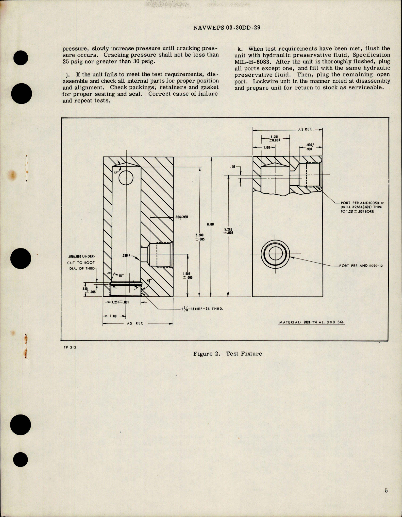 Sample page 5 from AirCorps Library document: Overhaul Instructions with Parts Breakdown for Manifold Power Control System - Part A-61456-1 and A-61456-2