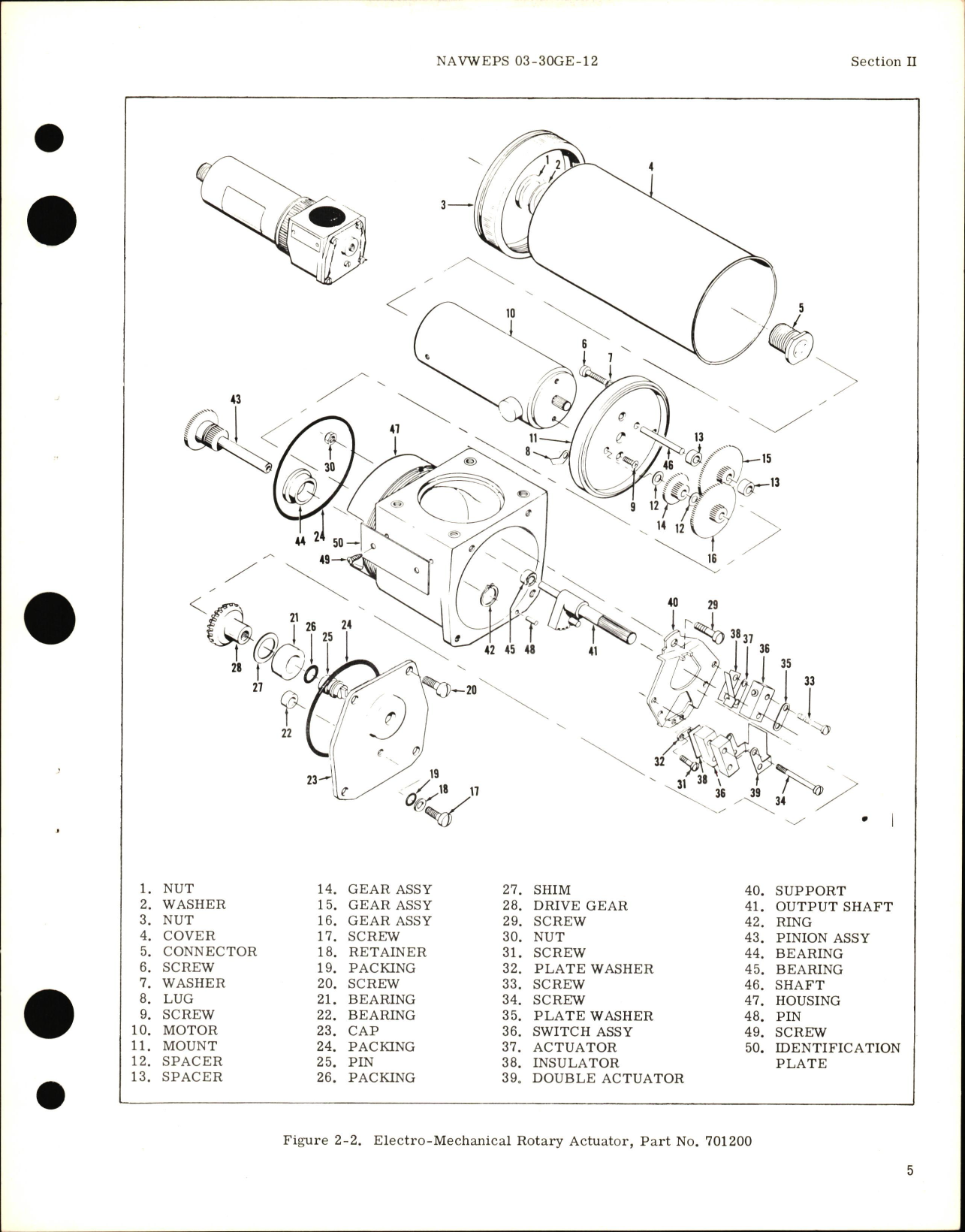 Sample page 7 from AirCorps Library document: Overhaul Instructions for Motor Operated Butterfly Valve Part No. 306800