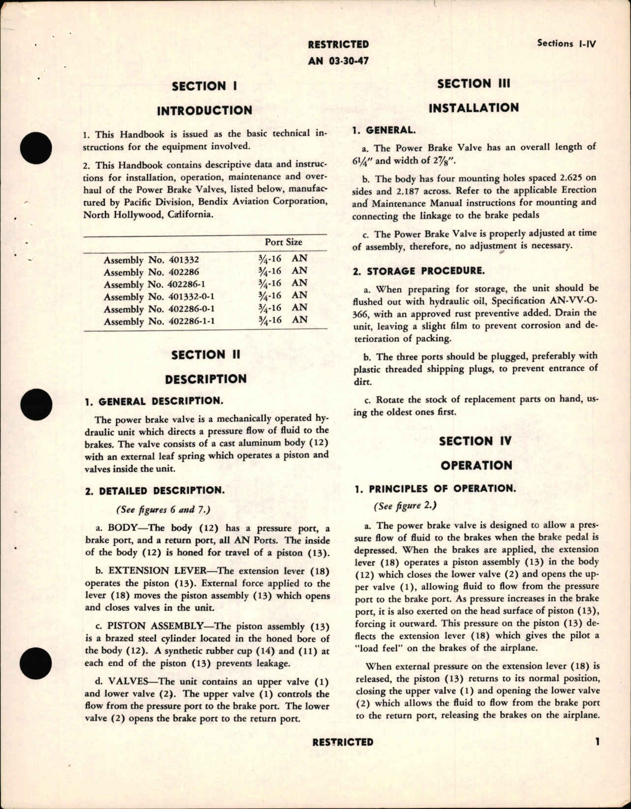 Sample page 5 from AirCorps Library document: Instructions with Parts Catalog for Power Brake Valves 402286 Series