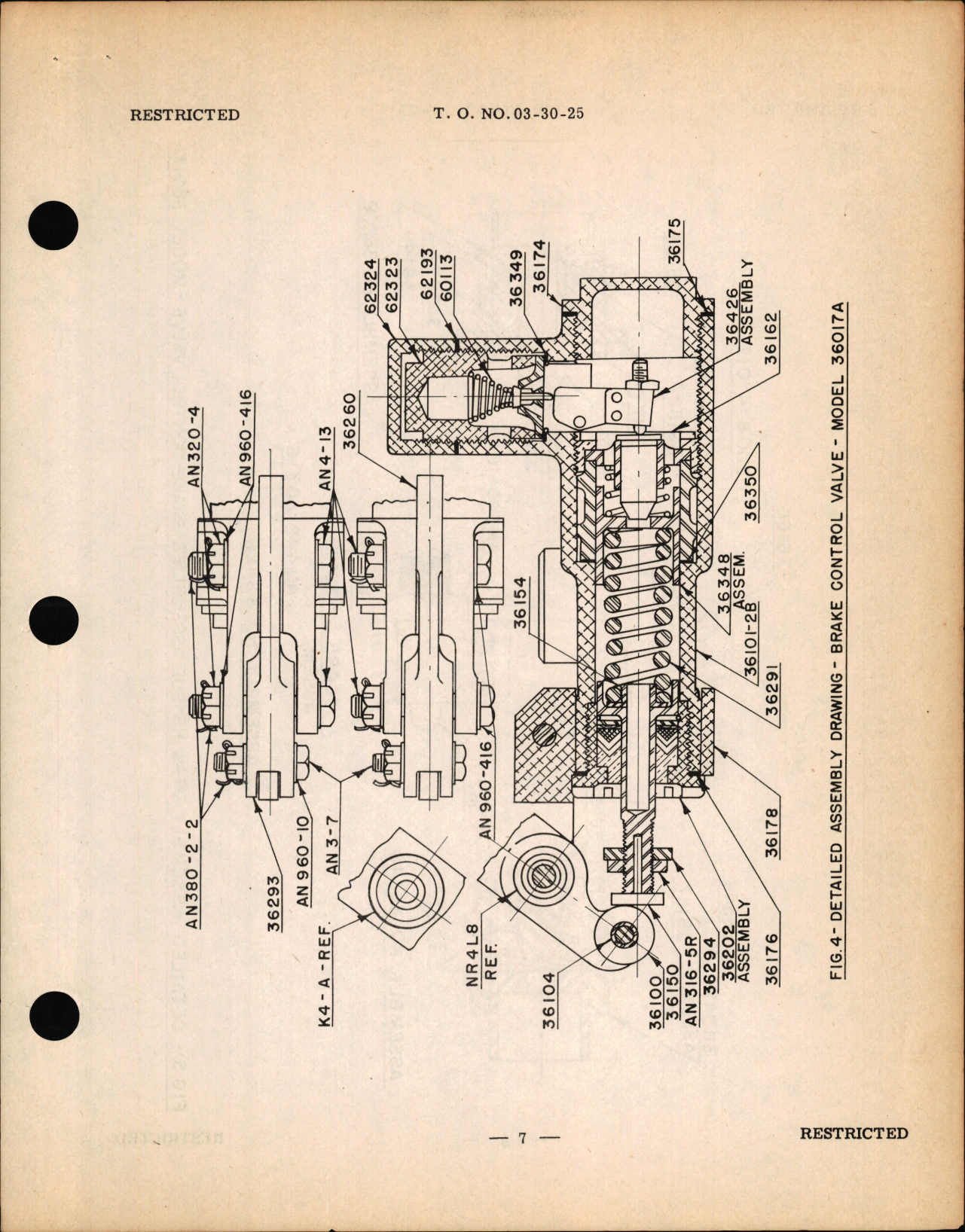Sample page 7 from AirCorps Library document: Instructions for Brake Control Valve Models 36004B, 36015B, 36017A, and 36020A