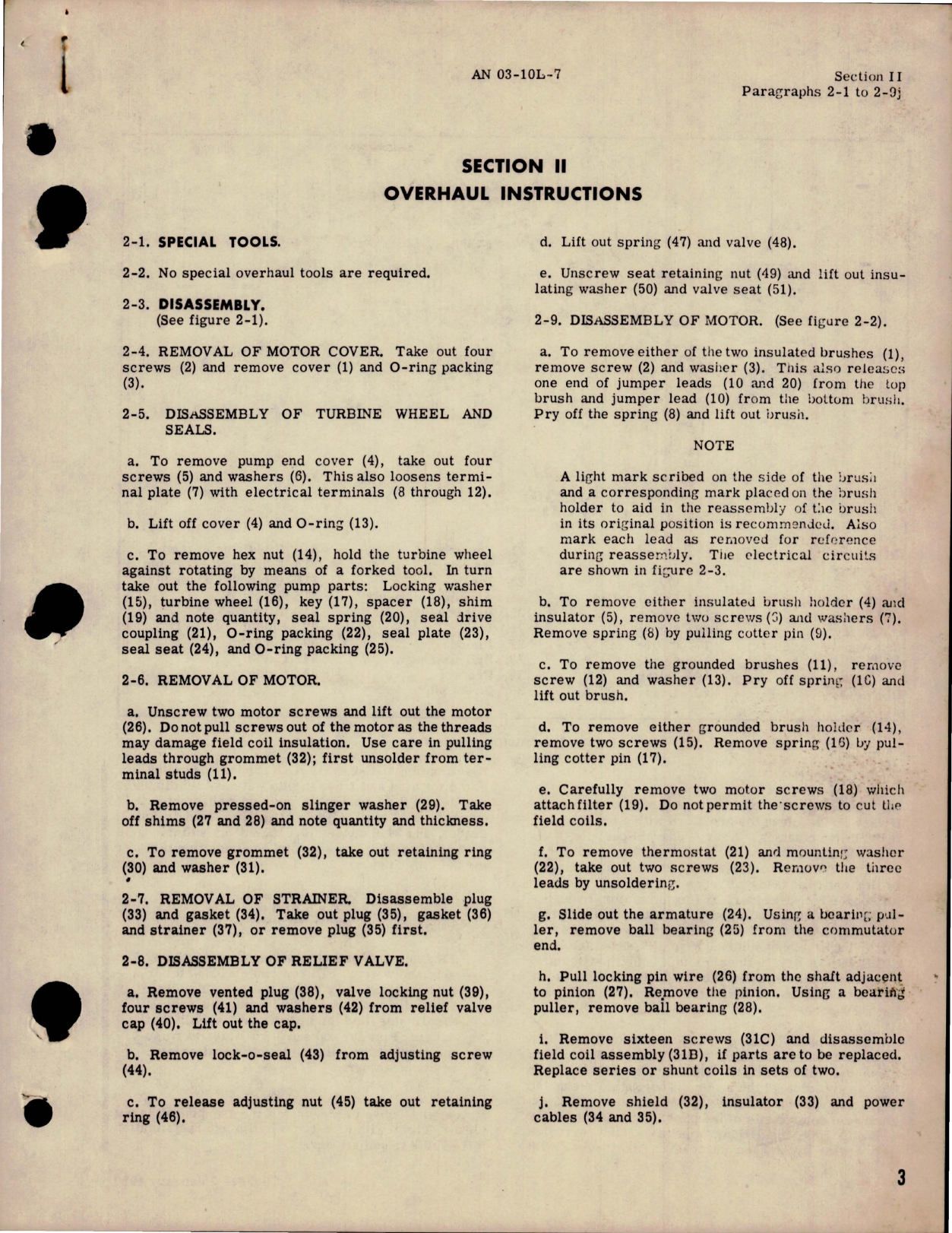 Sample page 7 from AirCorps Library document: Overhaul Instructions for Totally Submerged Water Injection Pump - Model RR-9700-B