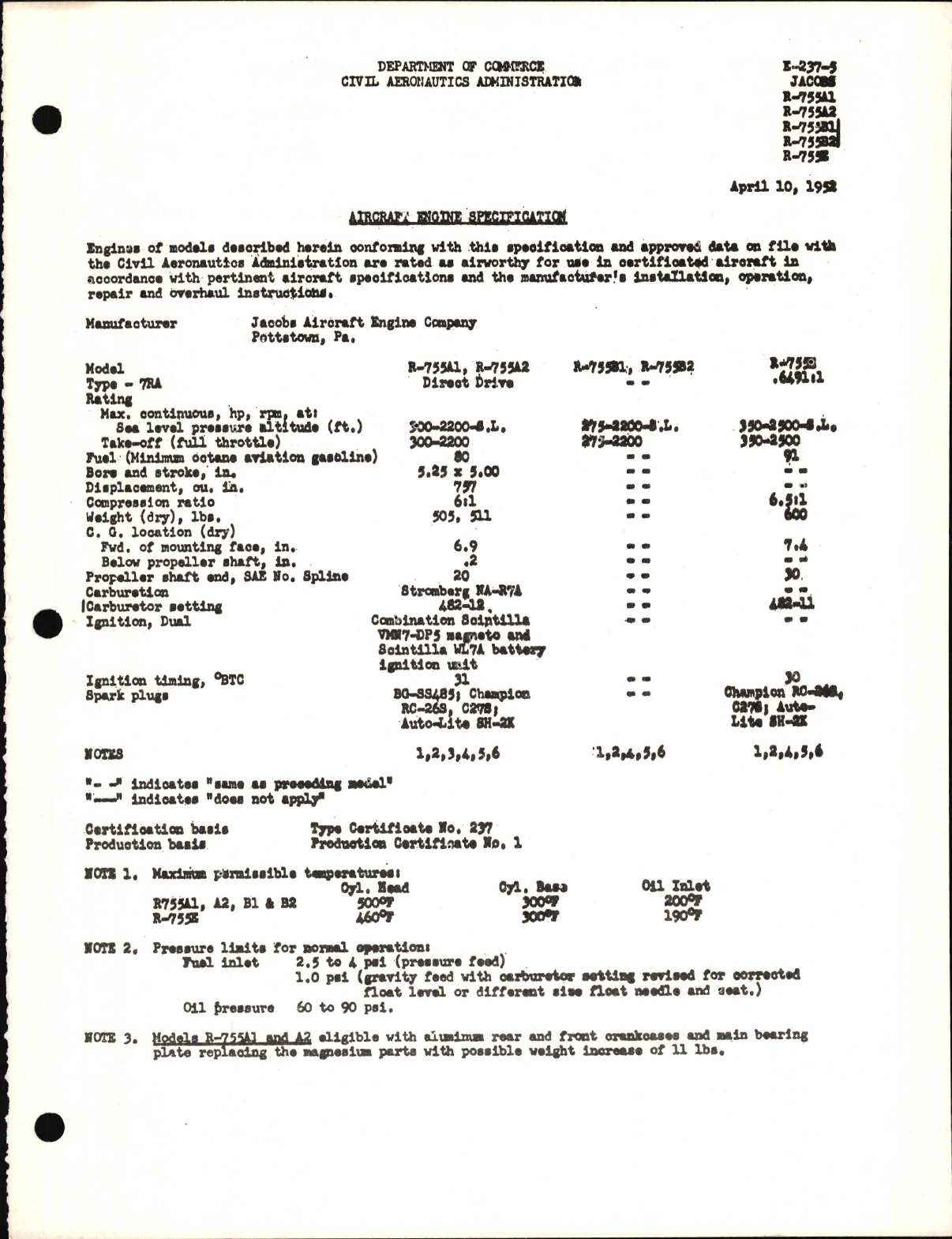 Sample page 1 from AirCorps Library document: R-755