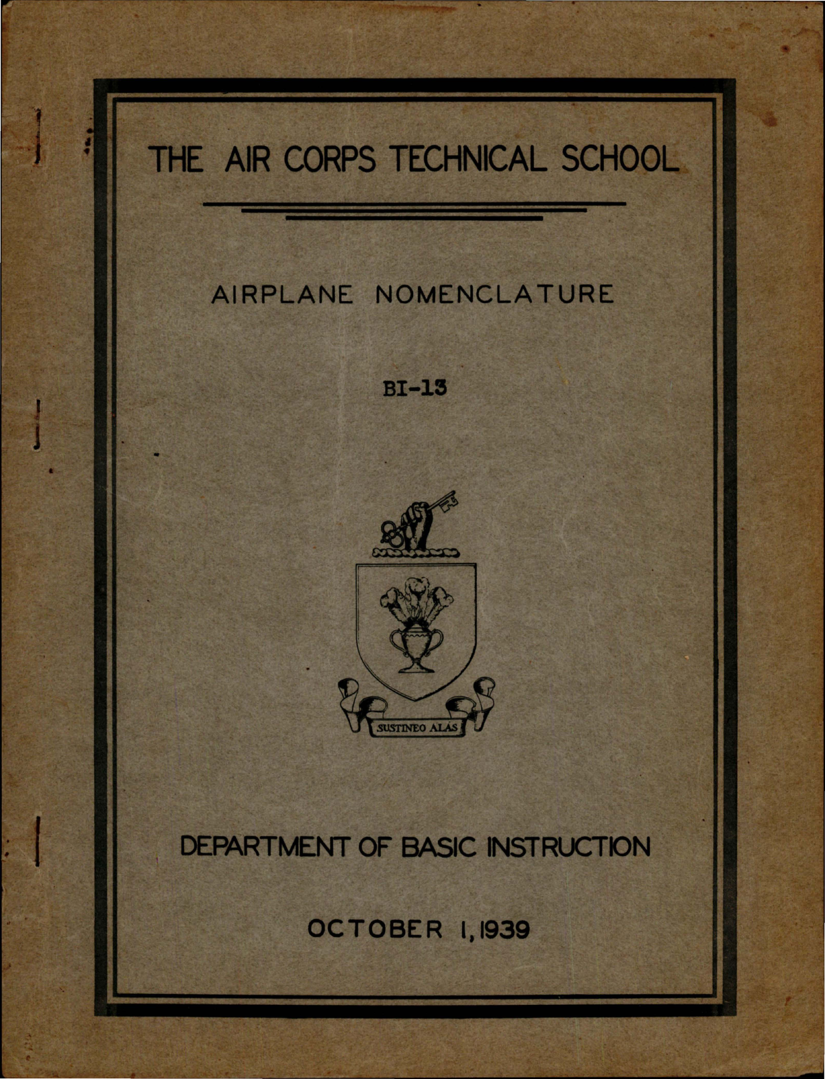 Sample page 1 from AirCorps Library document: Airplane Nomenclature