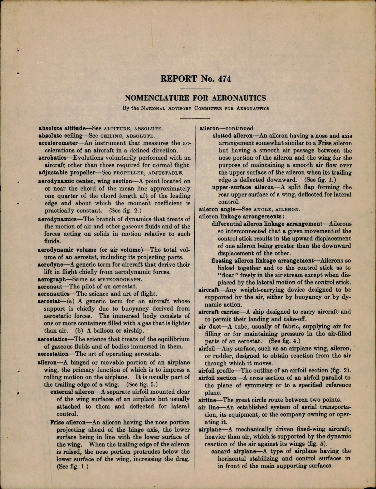 Sample page 5 from AirCorps Library document: Airplane Nomenclature