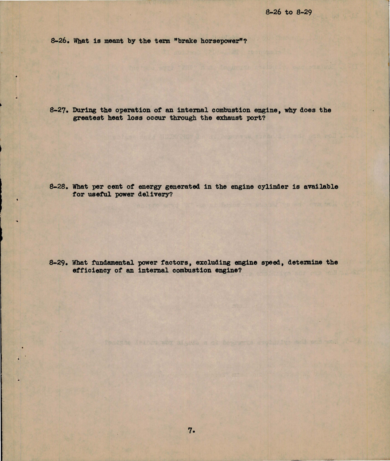 Sample page 7 from AirCorps Library document: Study Guide for Aircraft Engines