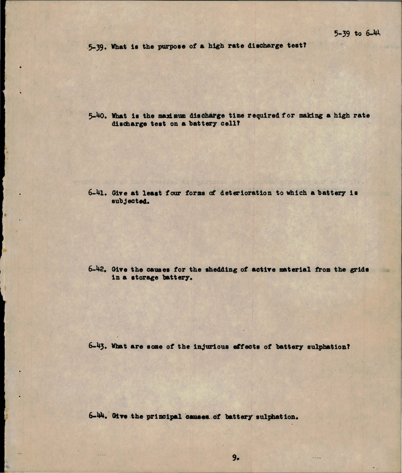 Sample page 9 from AirCorps Library document: Study Guide for Aircraft Electrical Systems