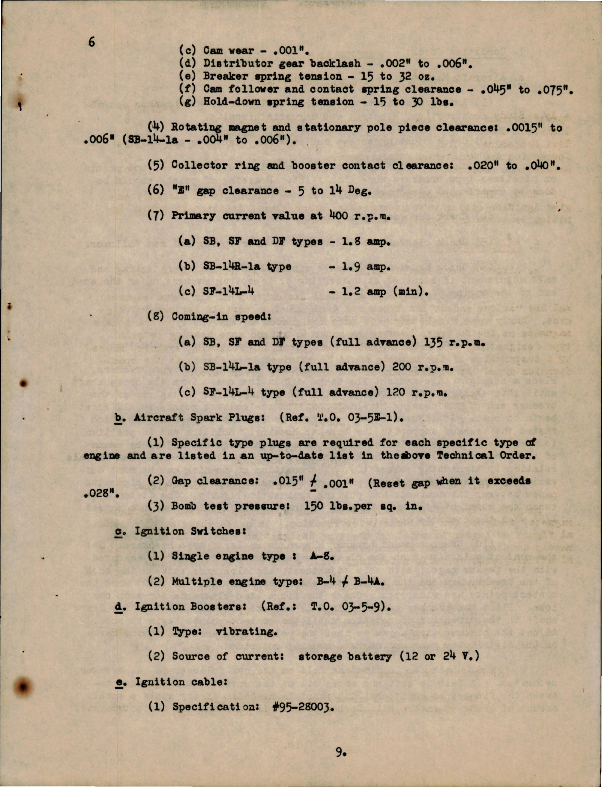 Sample page 9 from AirCorps Library document: Maintenance and Inspection Guide for Aircraft Power Plants - Pt. II Electrical Systems 