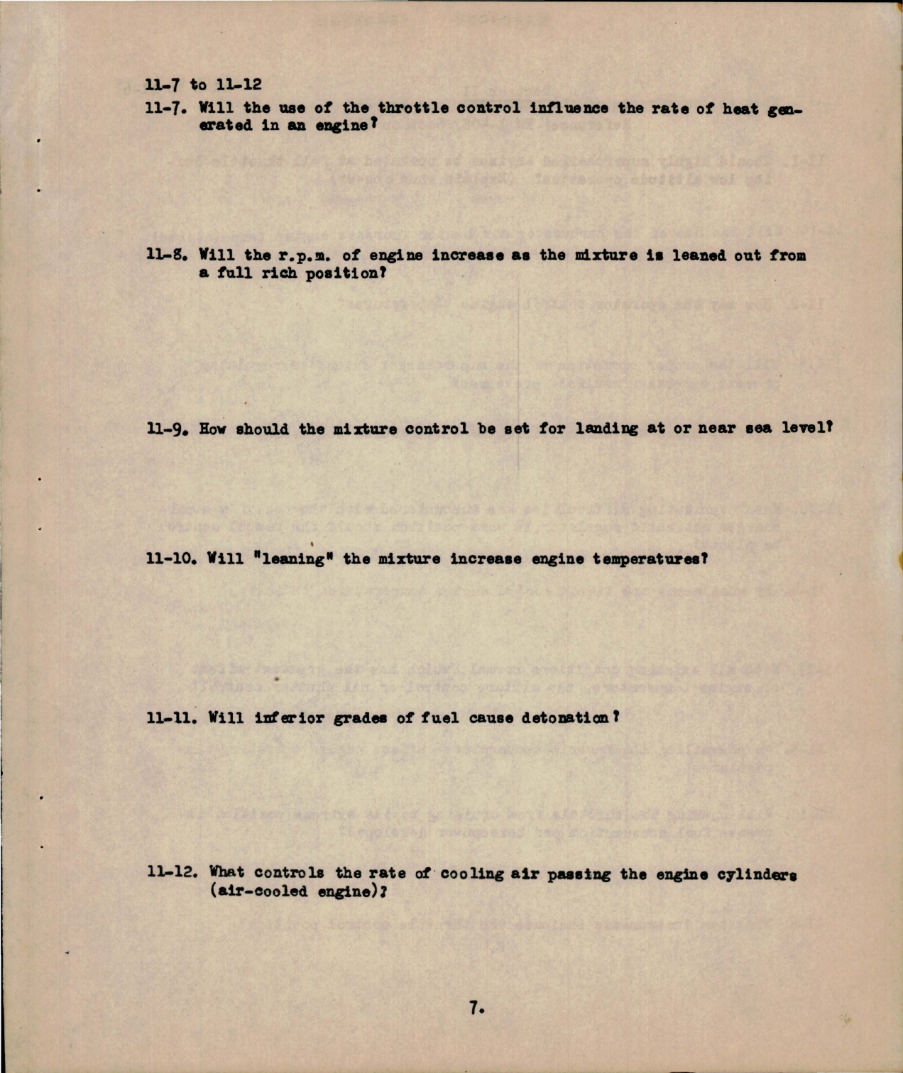 Sample page 7 from AirCorps Library document: Study Guide for Aircraft Engine Operation & Test