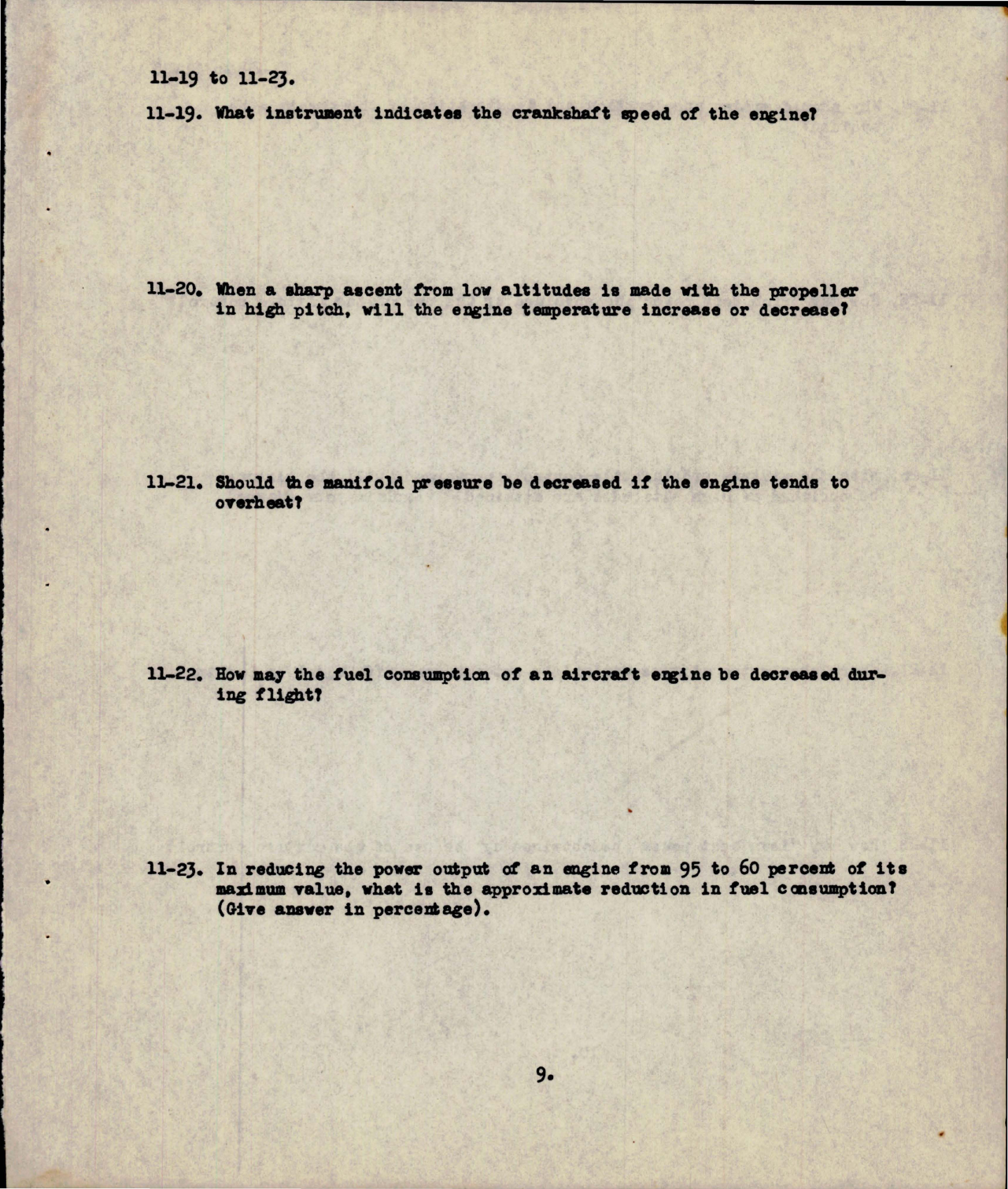 Sample page 9 from AirCorps Library document: Study Guide for Aircraft Engine Operation & Test