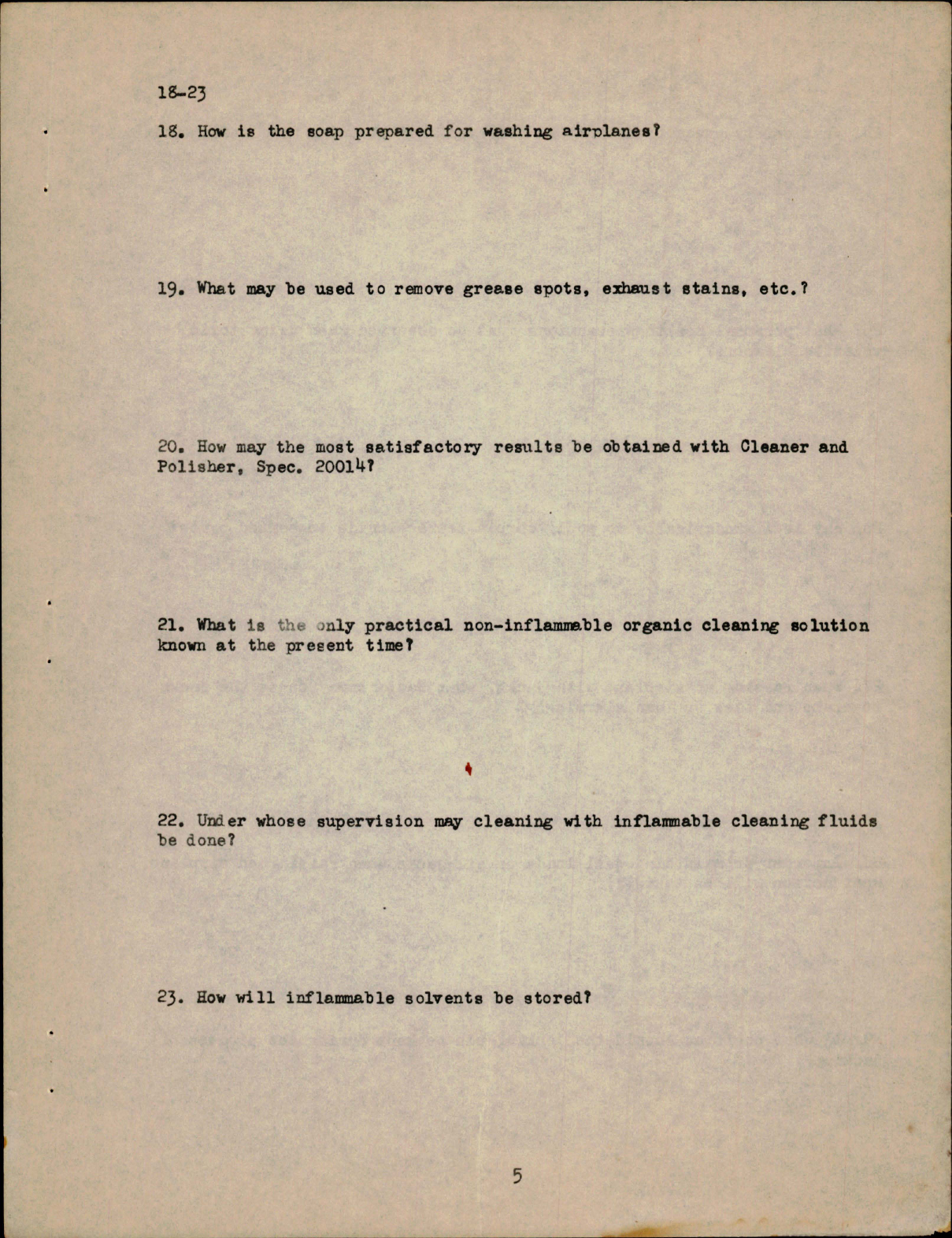 Sample page 5 from AirCorps Library document: Study Assignment & Questionnaire for Airplane Structures 