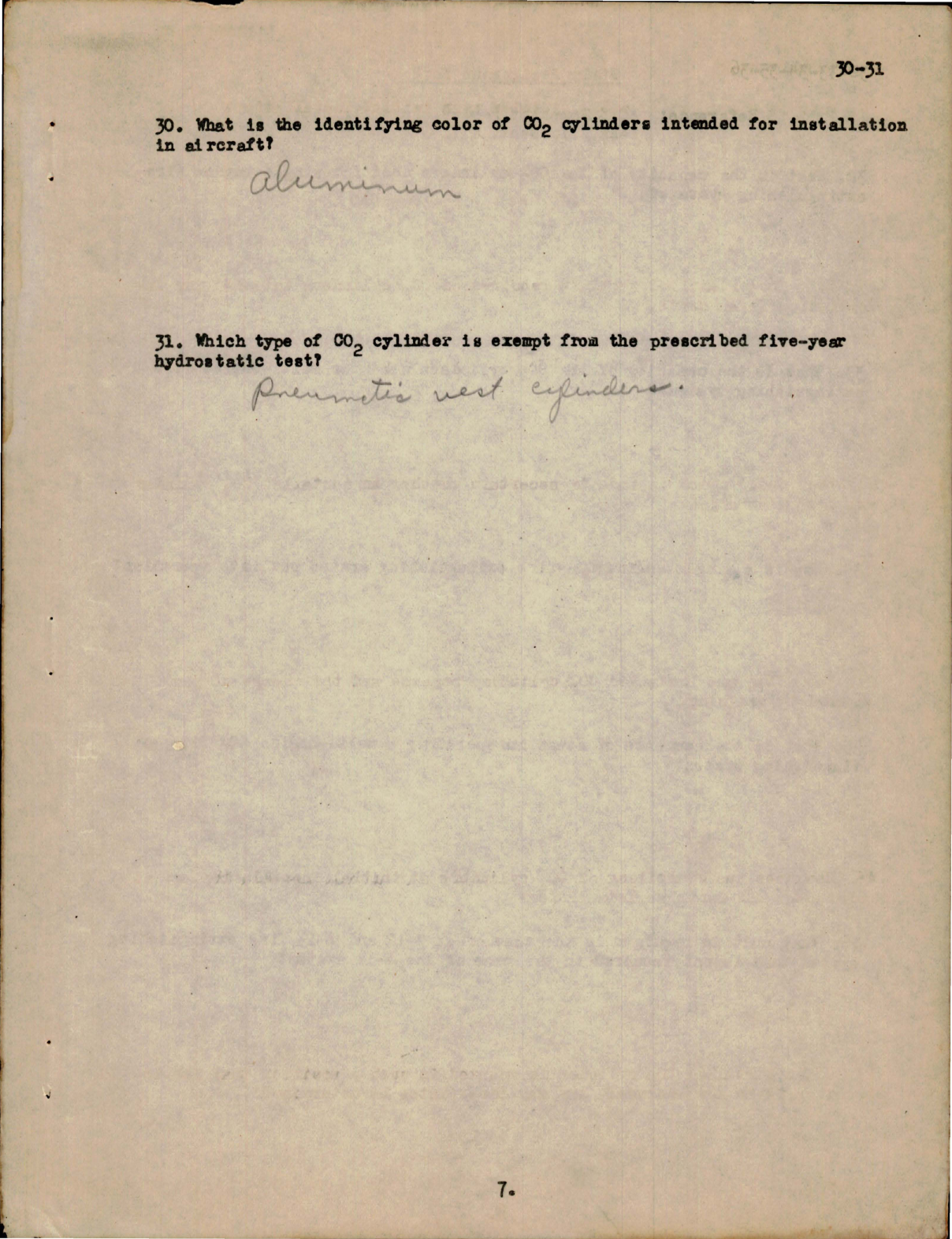 Sample page 7 from AirCorps Library document: Study Assignment & Questionnaire for Aircraft Hydraulic Systems & Misc Equipment