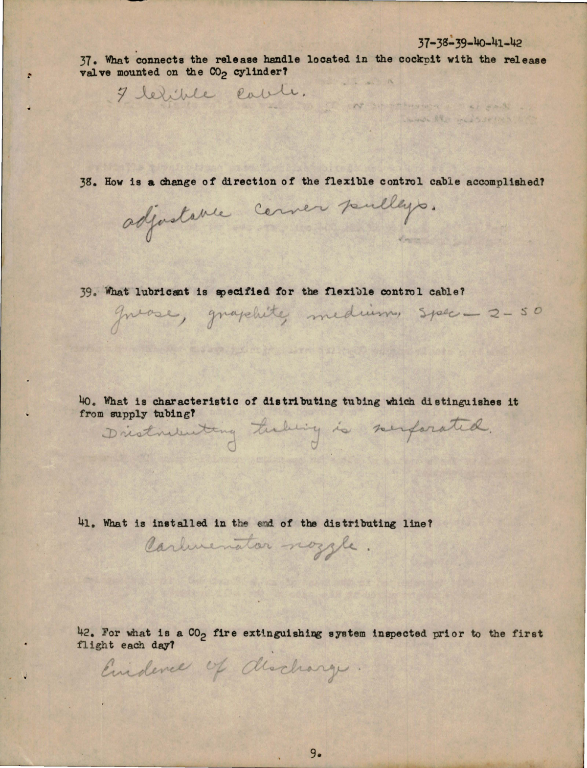 Sample page 9 from AirCorps Library document: Study Assignment & Questionnaire for Aircraft Hydraulic Systems & Misc Equipment