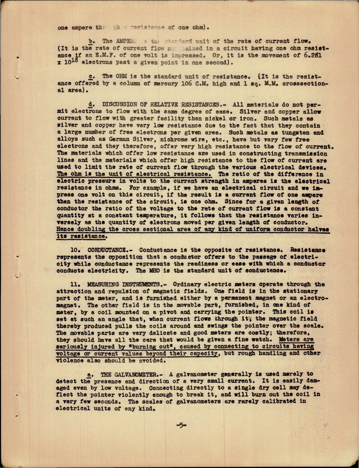 Sample page 9 from AirCorps Library document: Elementary Electricity & Magnetism