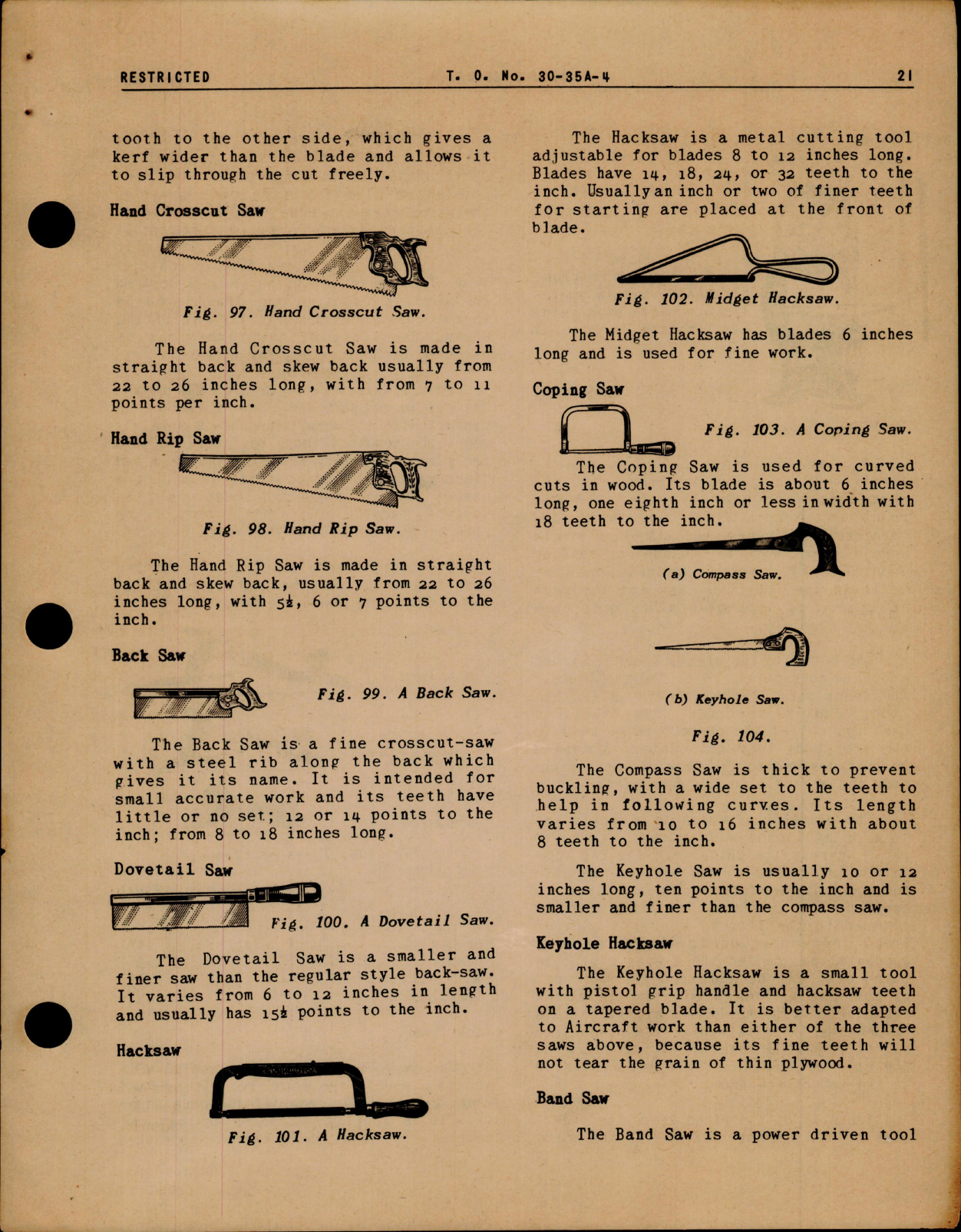 Sample page 5 from AirCorps Library document: Training Guide for Aircraft Woodworker