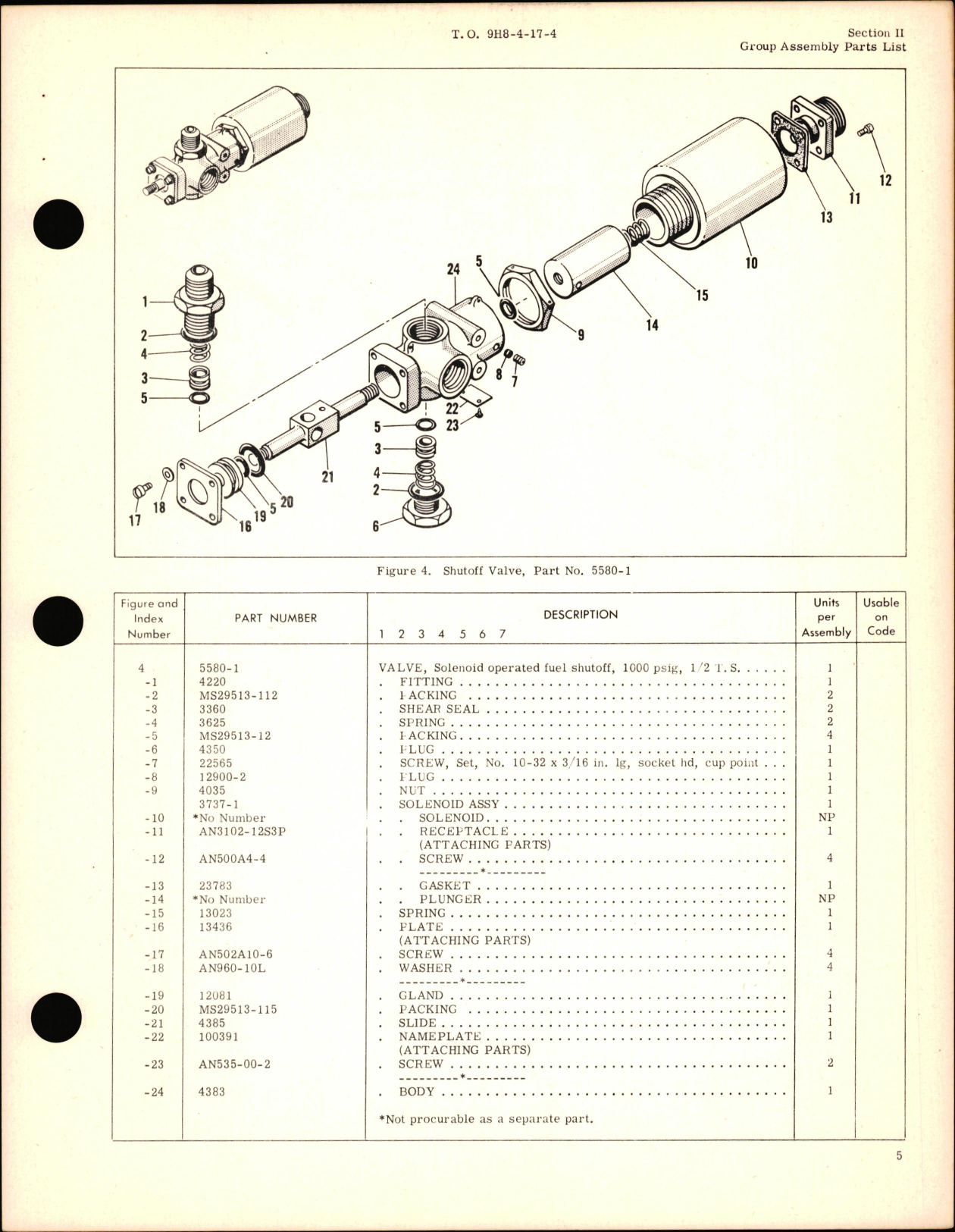 Sample page 7 from AirCorps Library document: Illustrated Parts Breakdown for Slide Type Shutoff Valves Solenoid Operated