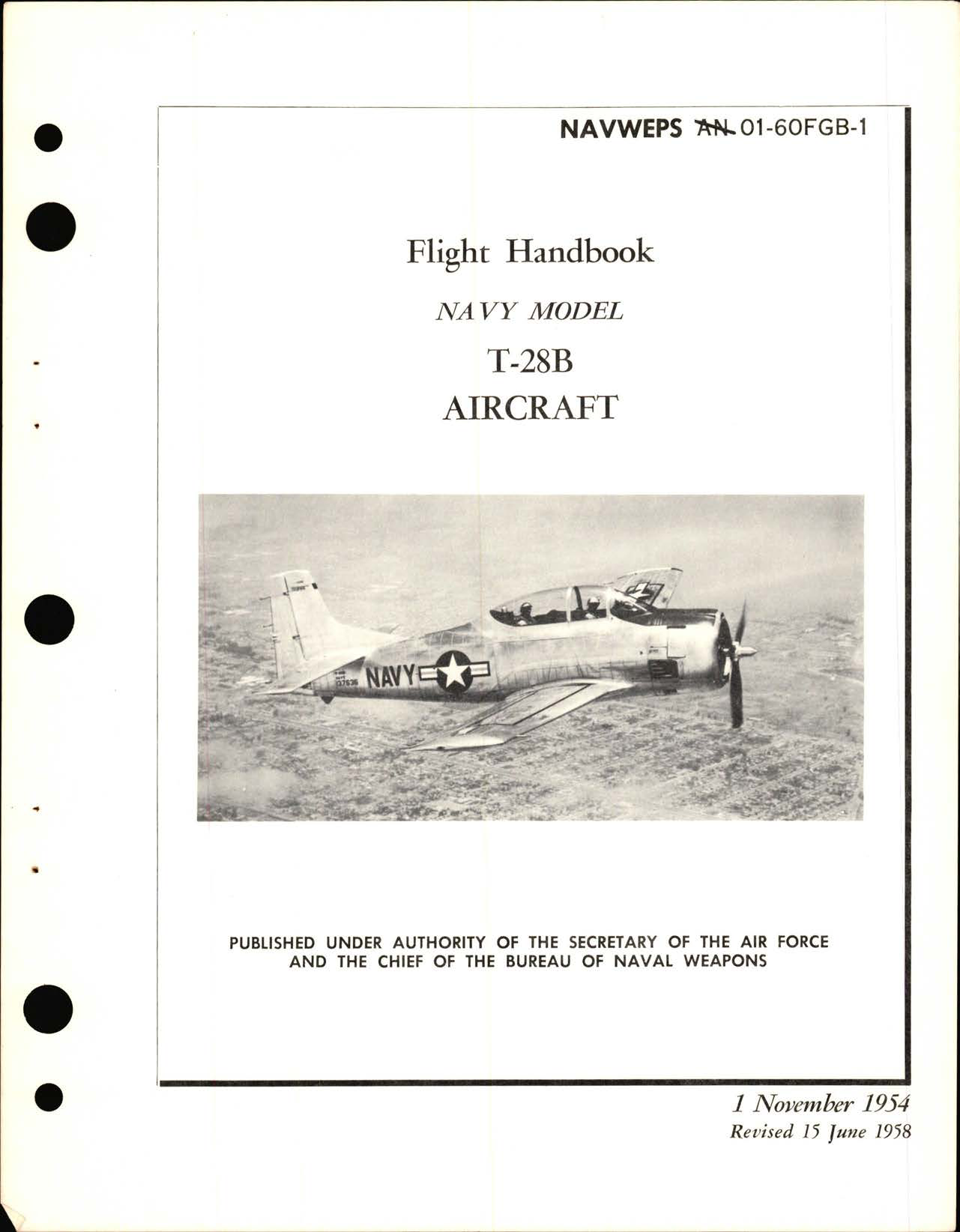 Sample page 5 from AirCorps Library document:  Flight Handbook for Navy Model T-28B Aircraft