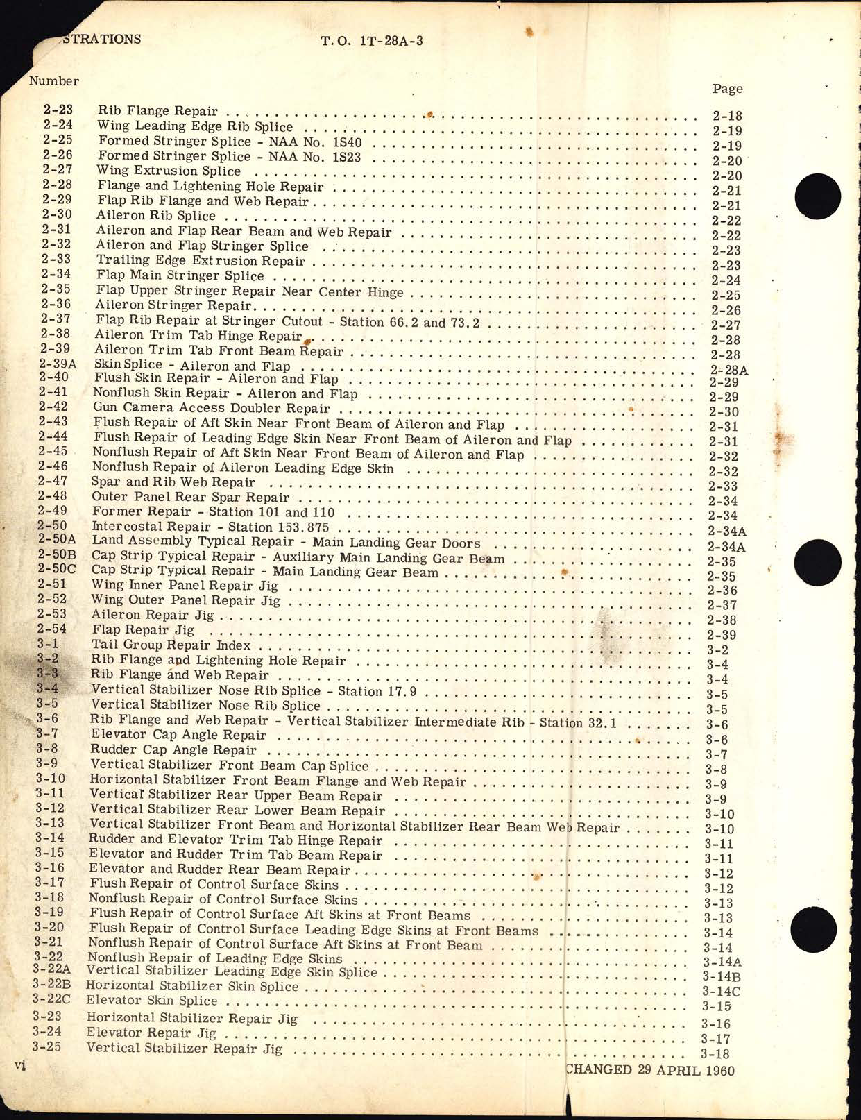 Sample page 8 from AirCorps Library document: Structural Repair Manual for T-28A