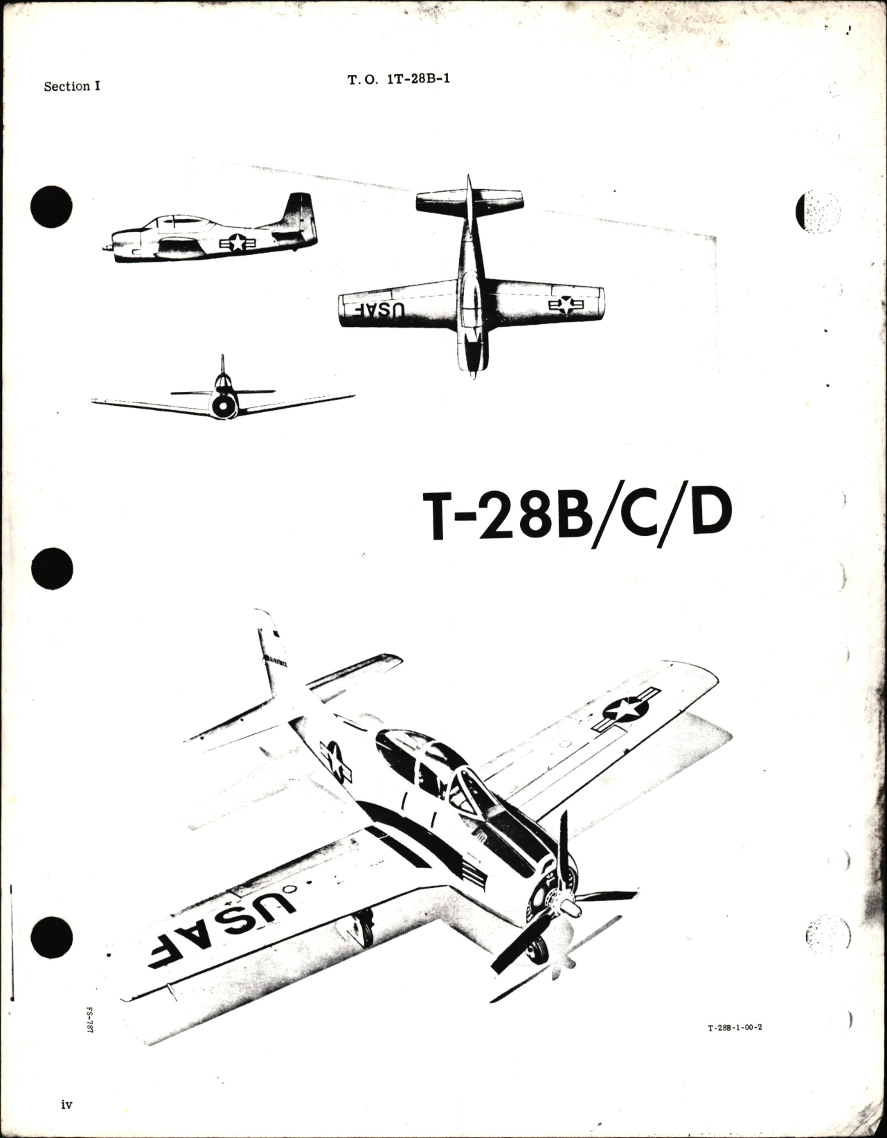 Sample page 5 from AirCorps Library document: Flight Manual for USAF Series Armament Modified T-28B, T-28C, & T-28D